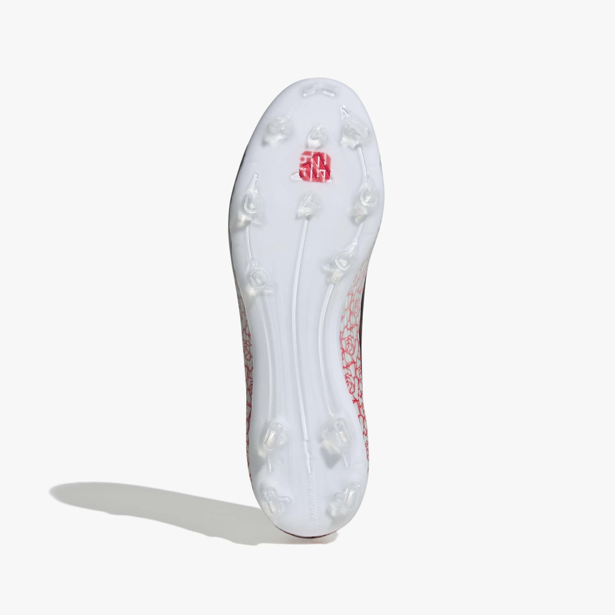 adidas F50 League Laceless LY Firm/Multi-Ground Low-Top Soccer Cleats - Cloud White / Core Black / Lucid Red