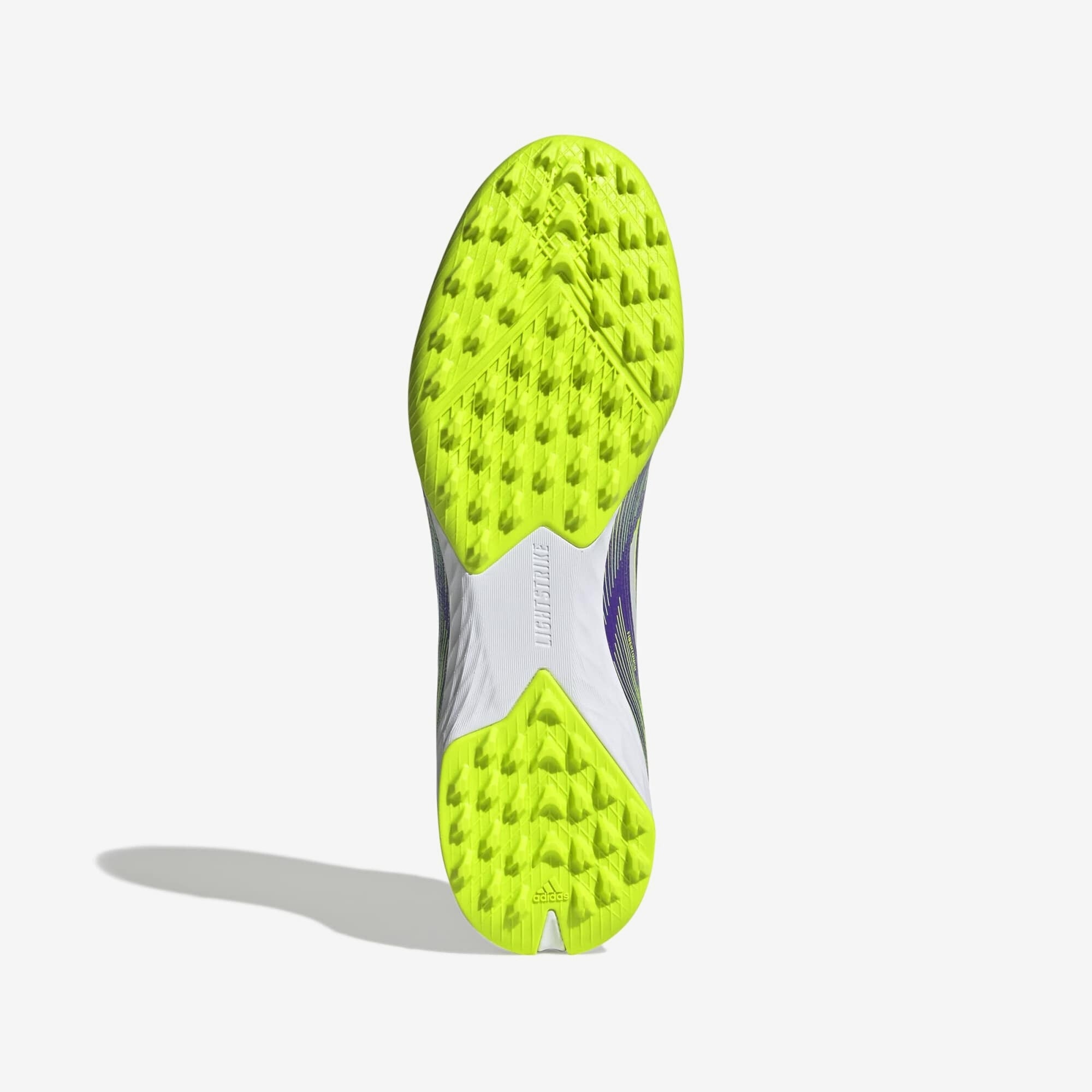adidas F50 Pro Turf Low-Top Soccer Shoes - Purple Rush / Cloud White / Lucid Lemon