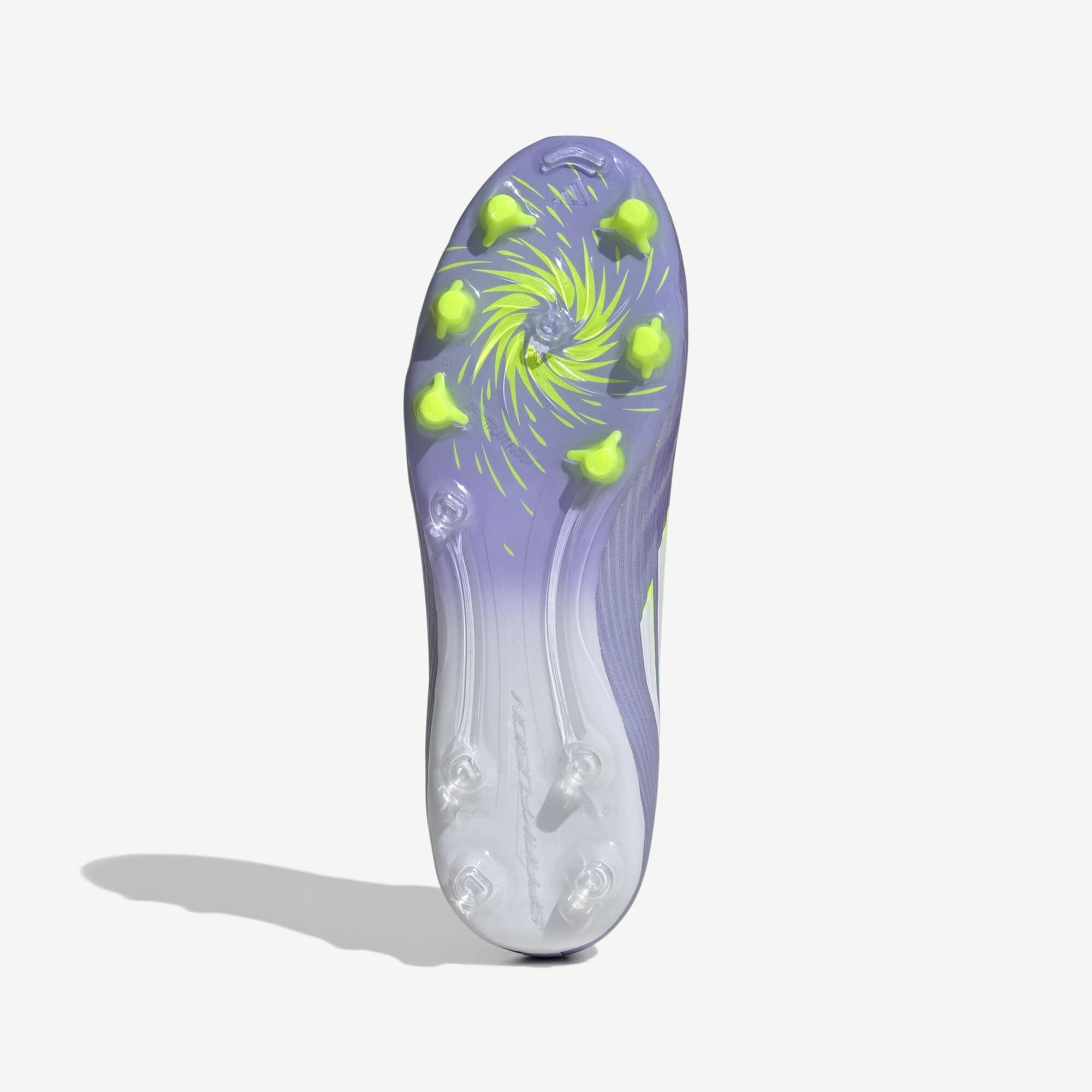 adidas F50 Sparkfusion League Firm Ground/Artificial Grass High-Top Soccer Cleats - Violet Tone / Lucid Lemon / Purple Rush