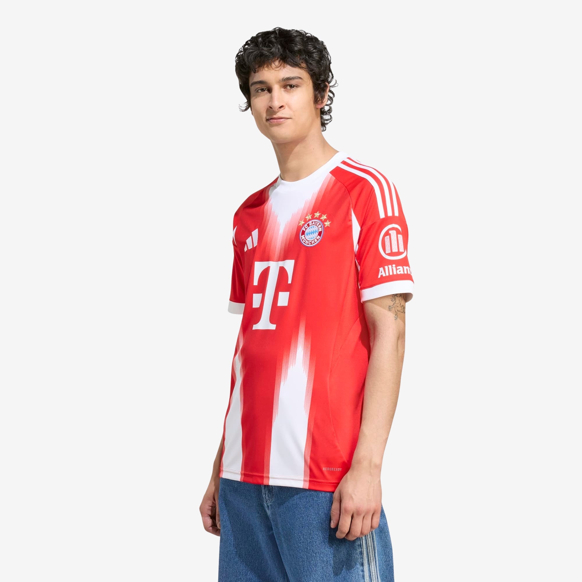 adidas FC Bayern 2025/26 Stadium Home Men's Soccer Jersey - Red