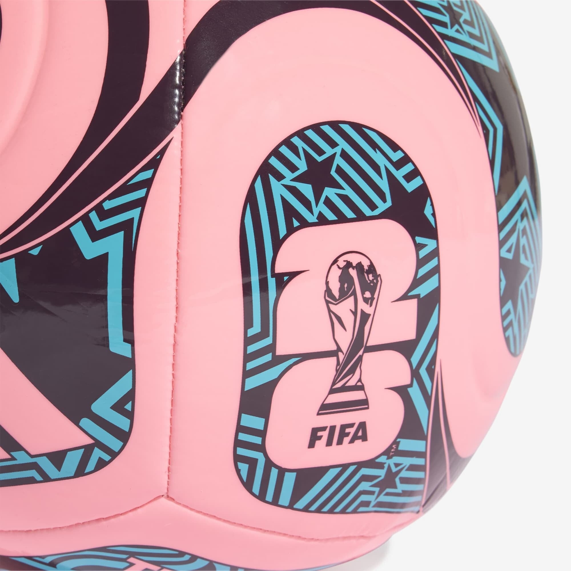adidas FIFA World Cup 26™ Trionda Club Soccer Ball - Beam Pink / Noble Red / Blue