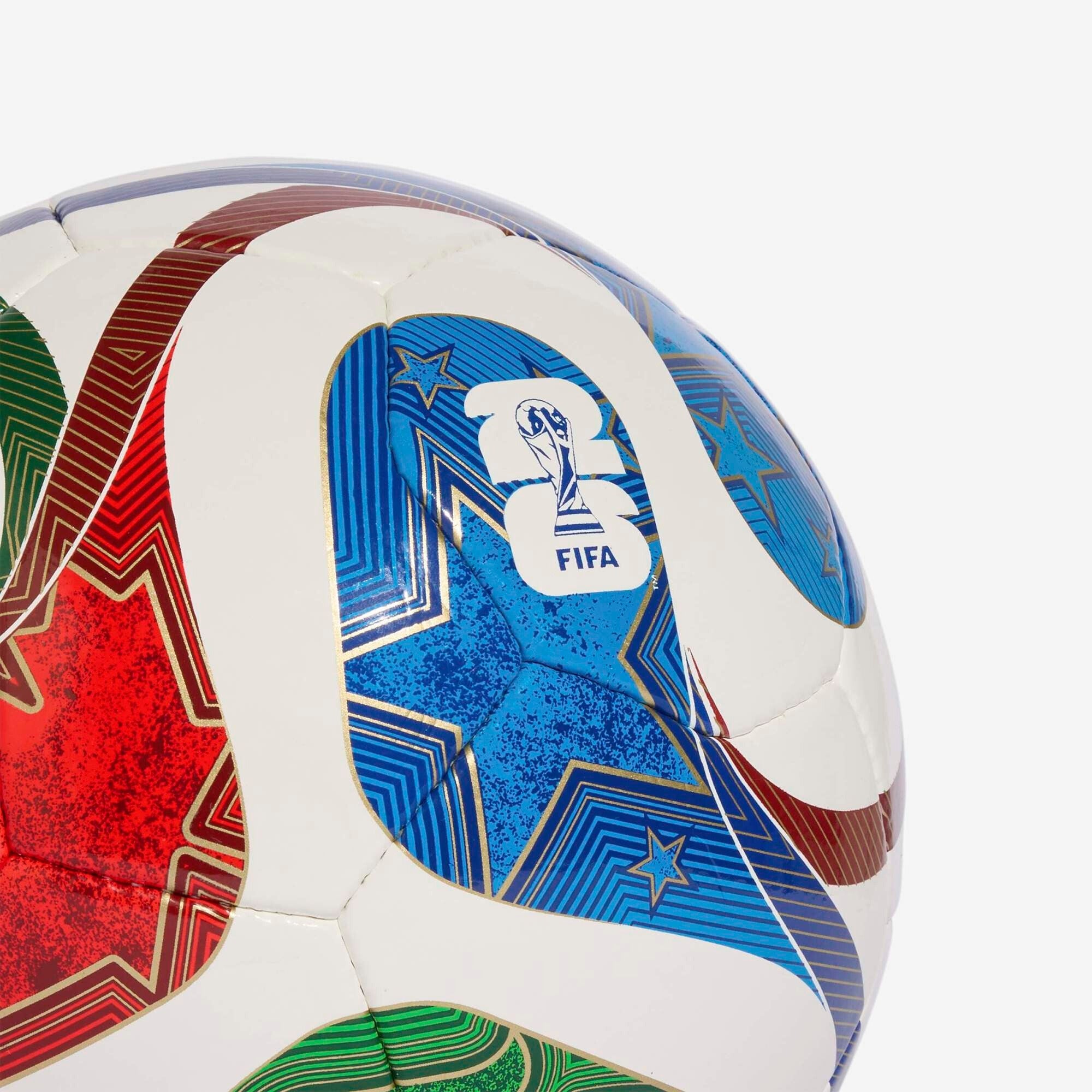 adidas FIFA World Cup 26™ Trionda Pro Sala Soccer Ball - White / Team Royal Blue / Solar Blue / Power Red