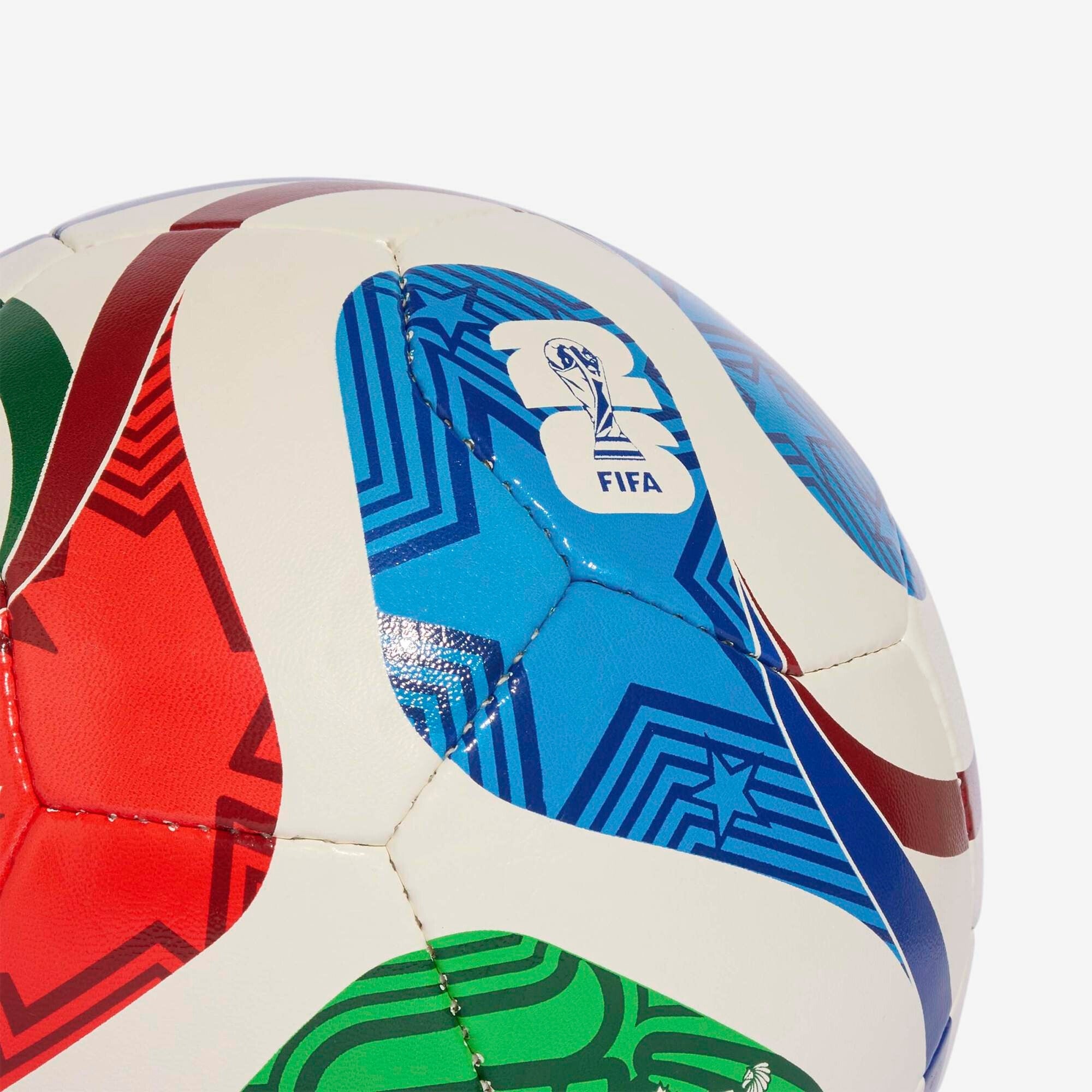 adidas FIFA World Cup 26™ Trionda Training Sala Soccer Ball - White / Team Royal Blue / Solar Blue / Power Red