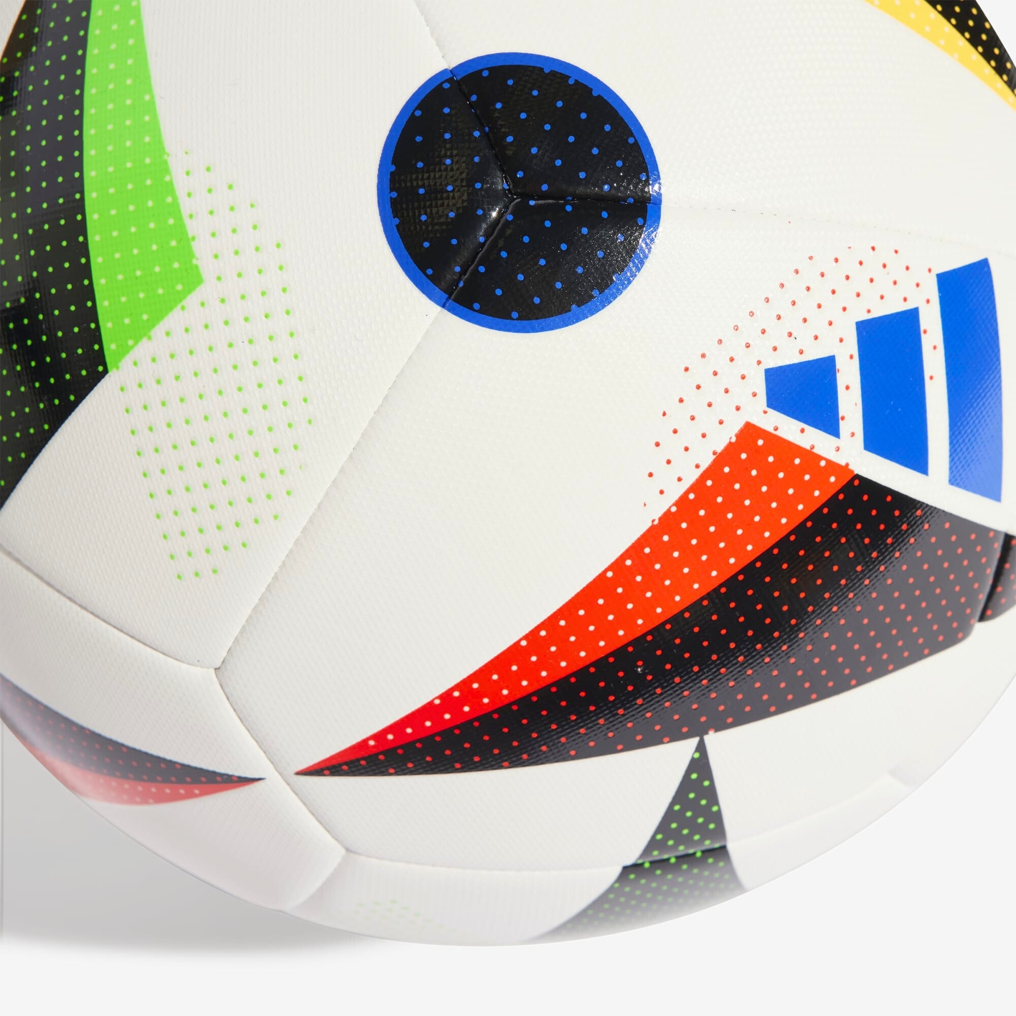 adidas Fussballliebe Training Soccer Ball - White / Black / Glow Blue