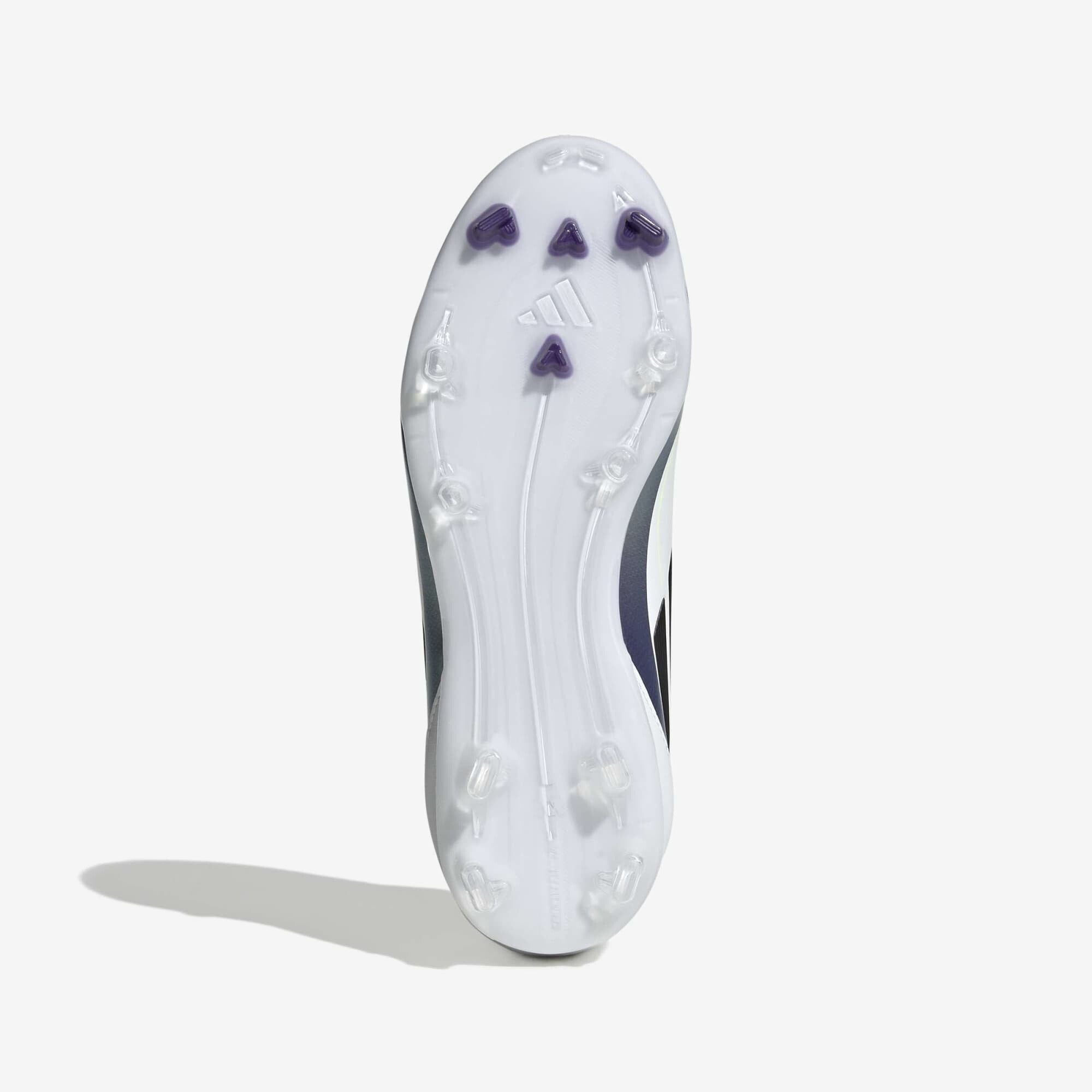 adidas Jr. Messi F50 League Big Kids' Firm/Multi-Ground Low-Top Soccer Cleats - Cloud White / Core Black / Purple
