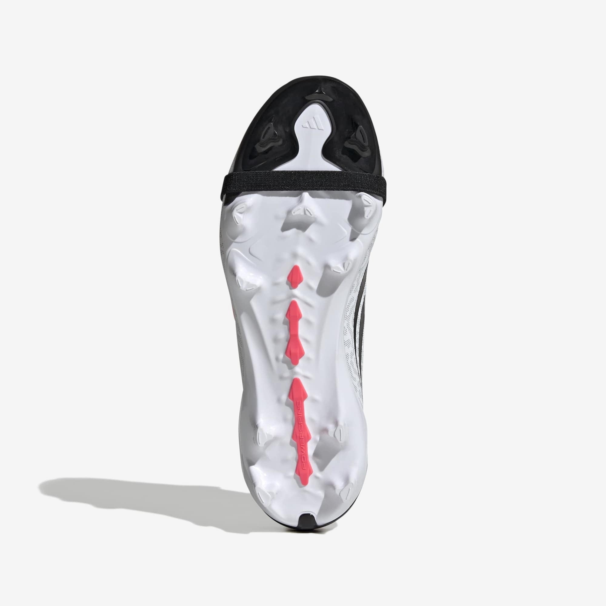 adidas Jr. Predator Elite Fold-Over Tongue Big Kids' Firm-Ground Low-Top Soccer Cleats - Cloud White / Solar Turbo / Core Black