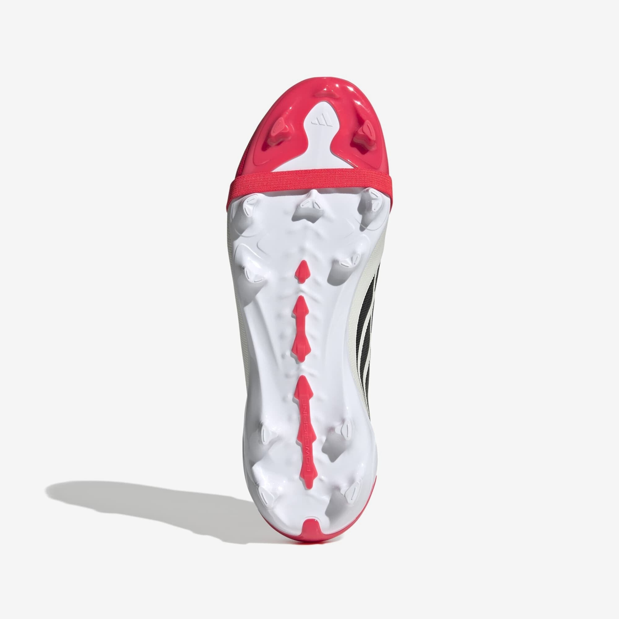 adidas Jr. Predator League Fold-Over Tongue Big Kids' Firm-Ground Low-Top Soccer Cleats - Lucid Red / Core Black / Cloud White