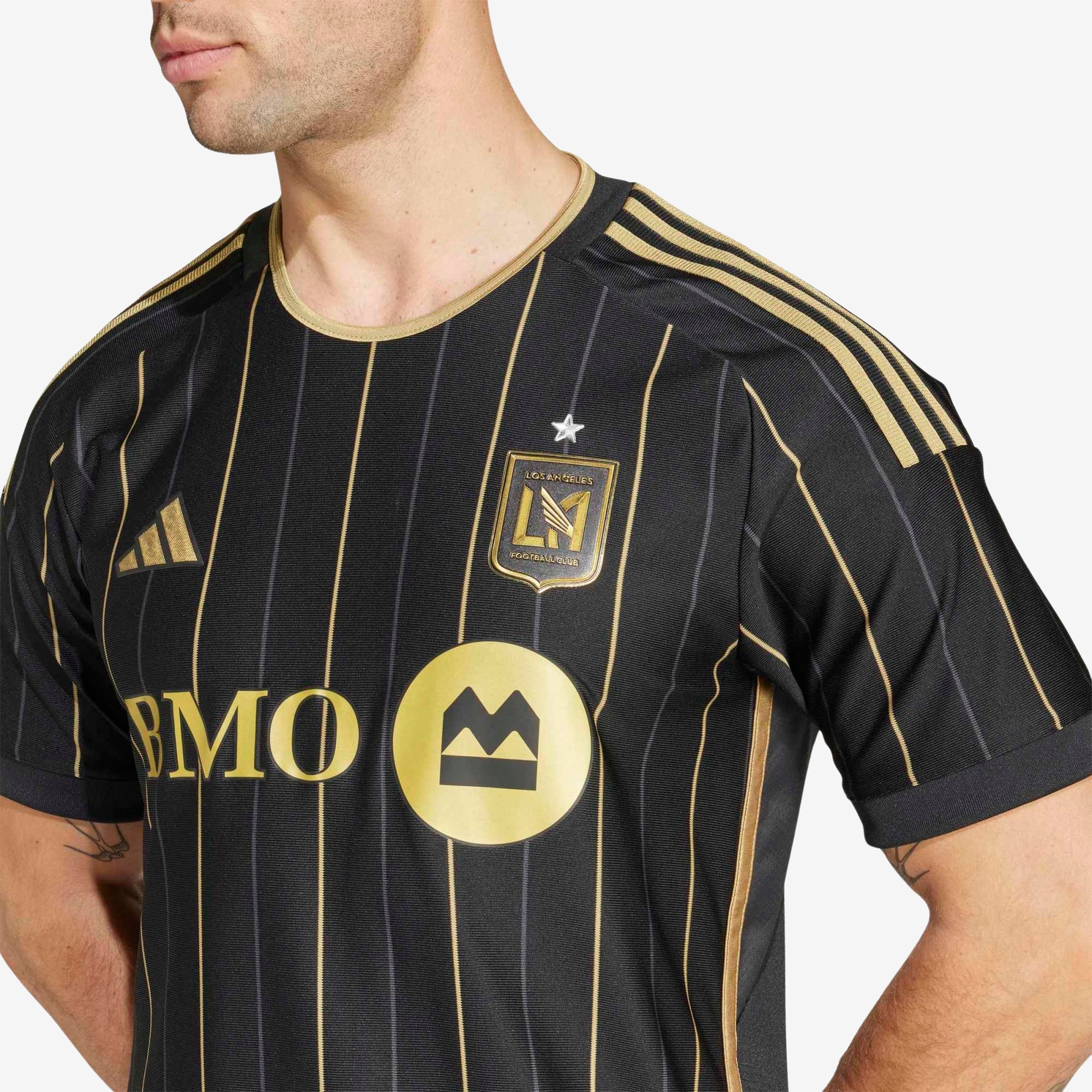 adidas Los Angeles FC 2024/25 Match Home Men's AEROREADY Soccer Authentic Jersey - Black