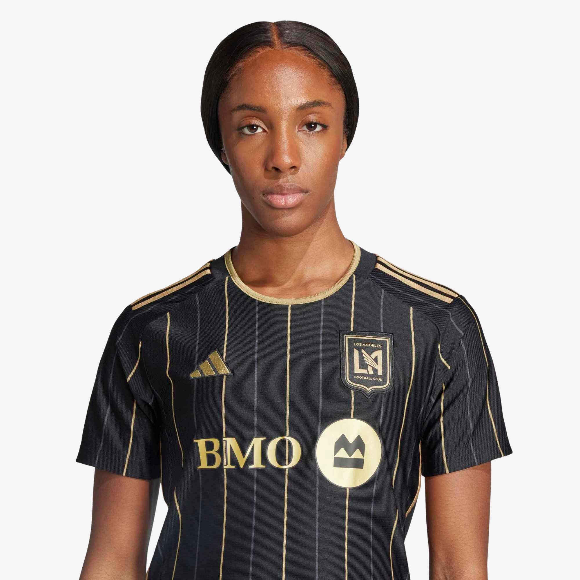 adidas Los Angeles FC 2024/25 Stadium Home Women's AEROREADY Soccer Replica Jersey - Black