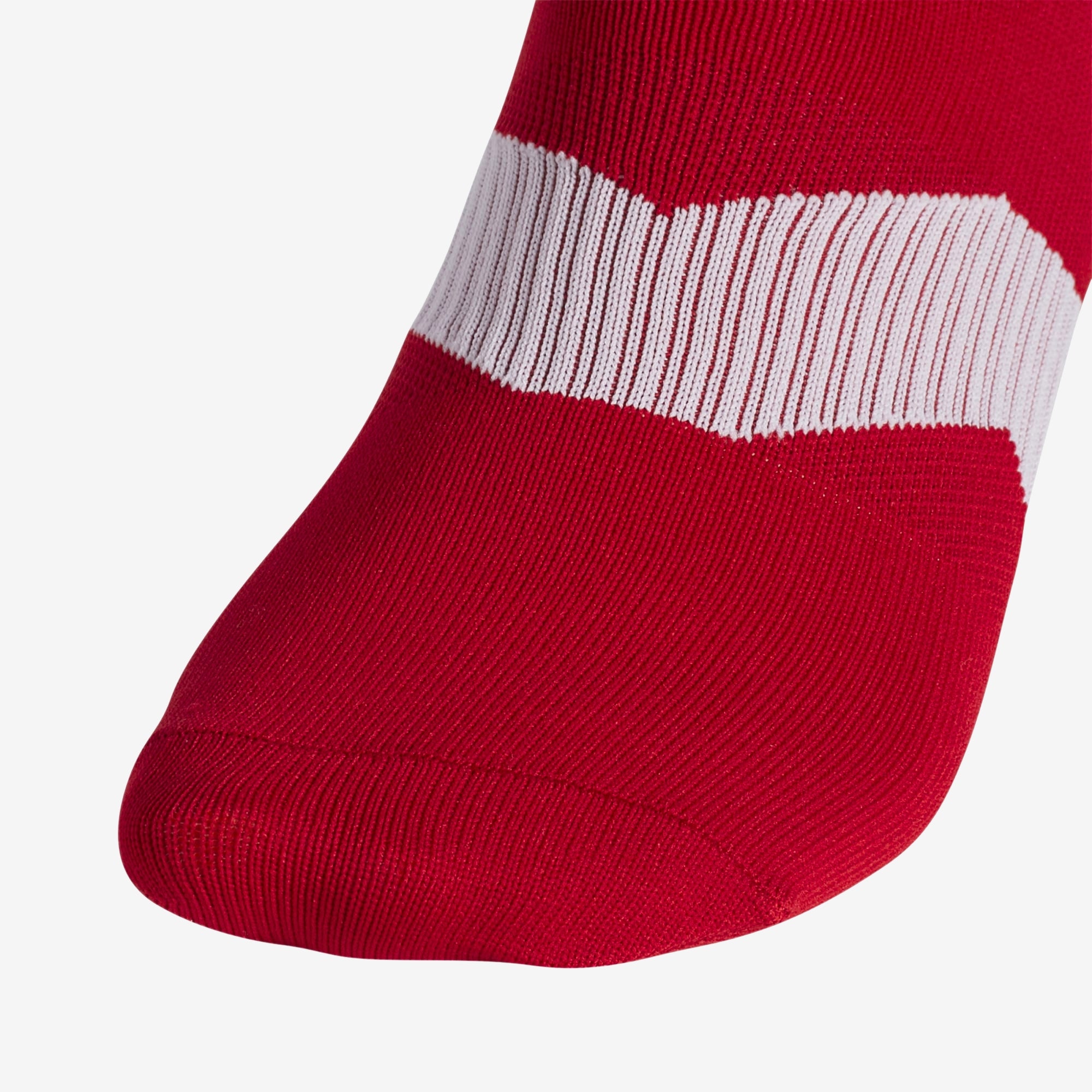 adidas Metro 6 Over-the-Calf Socks - Power Red / Clear Grey / White