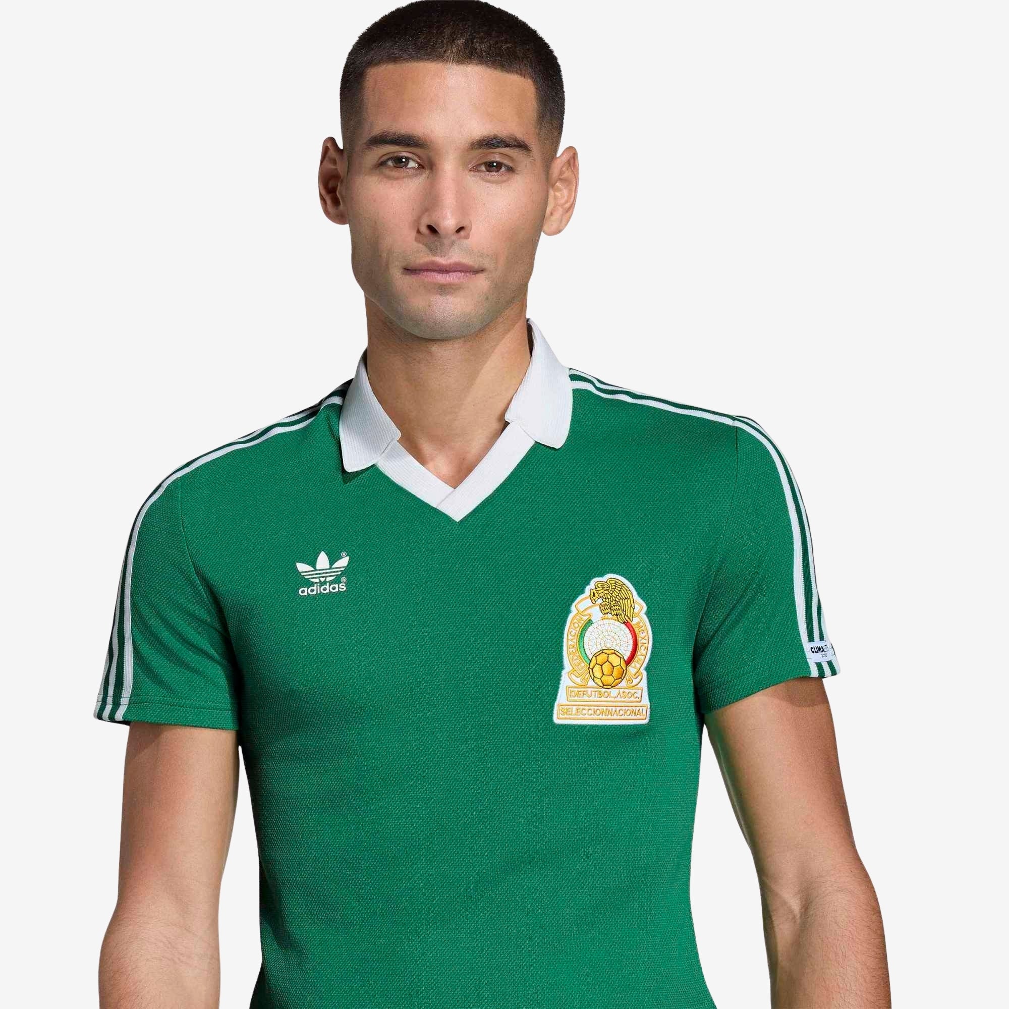 adidas Mexico Home 1986 Men's Soccer Jersey - Green