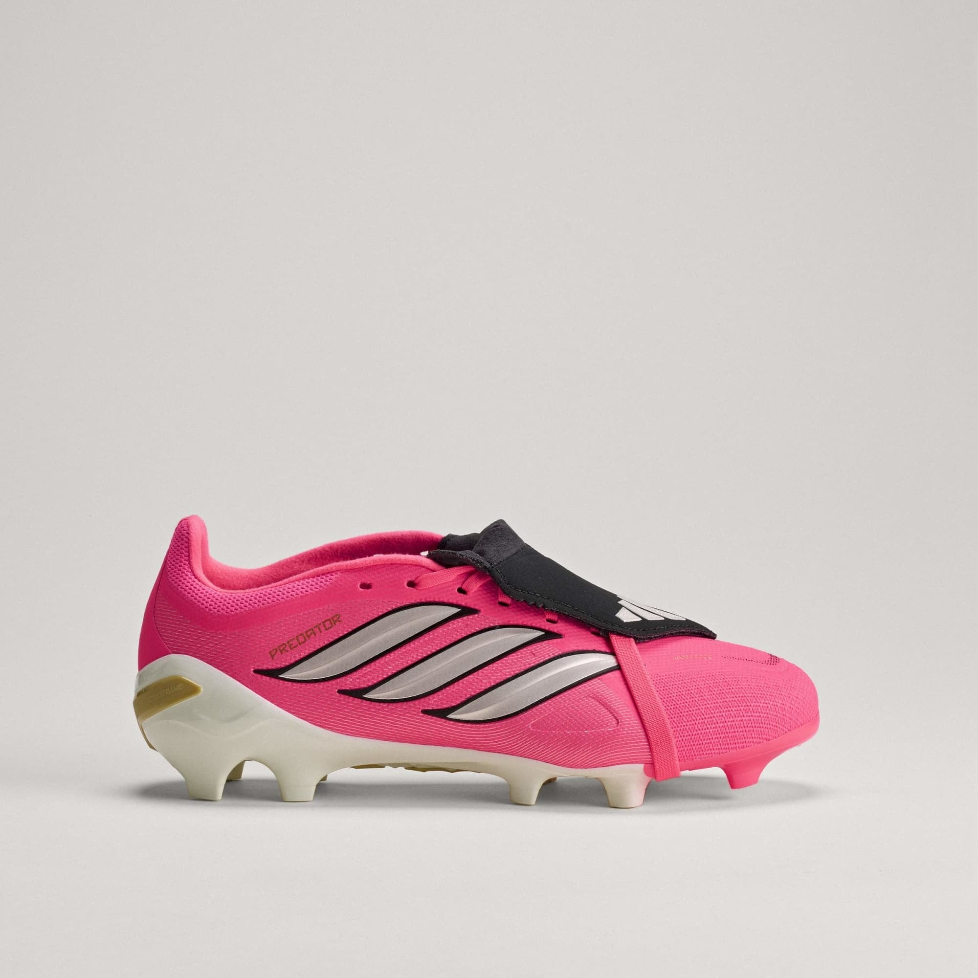 adidas Predator League Fold-Over Tongue Firm-Ground Low-Top Soccer Cleats - Solar Turbo / Thermal Chrome / Core Black