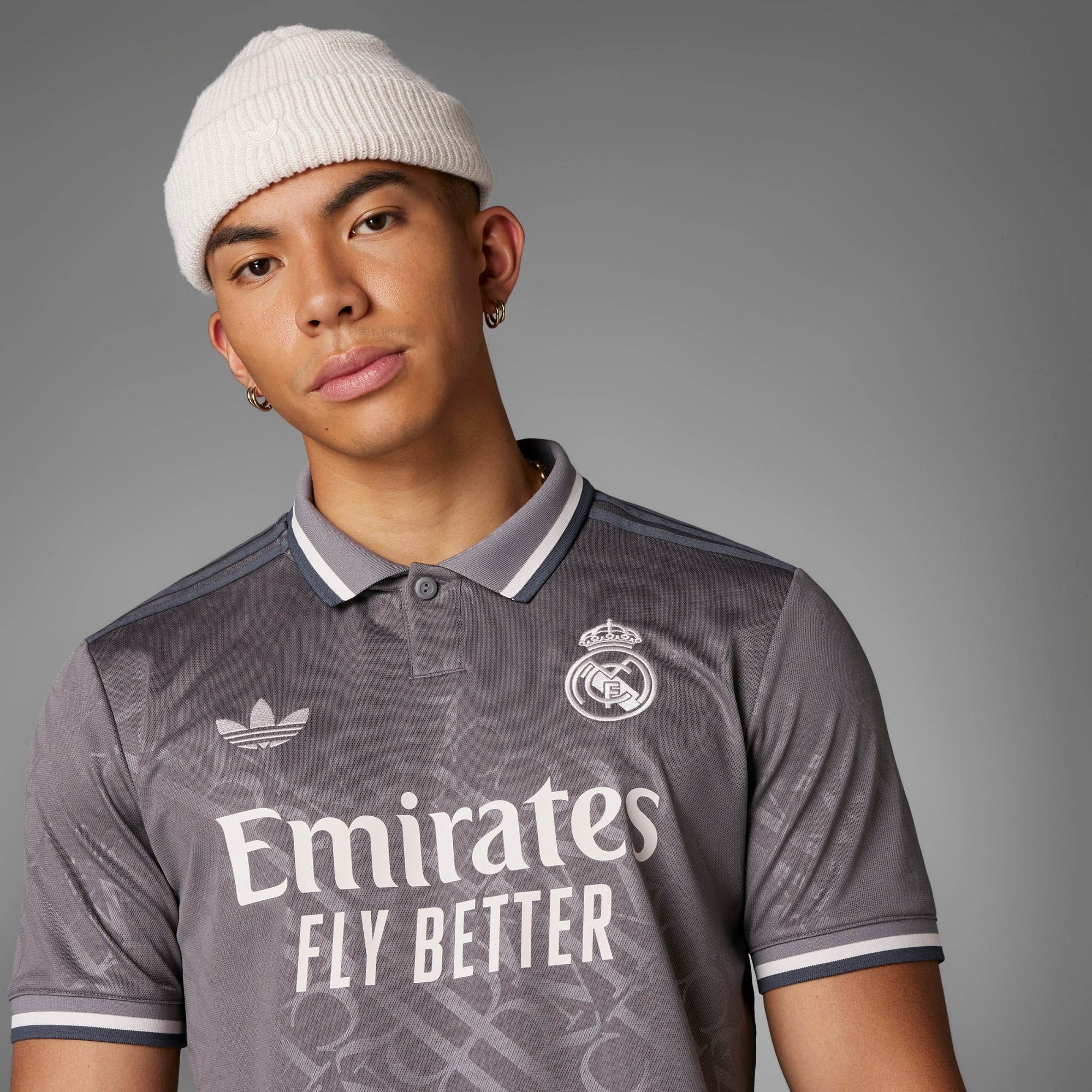 adidas Real Madrid 2024/25 Stadium Third Men's AEROREADY Soccer Replica Jersey - Charcoal