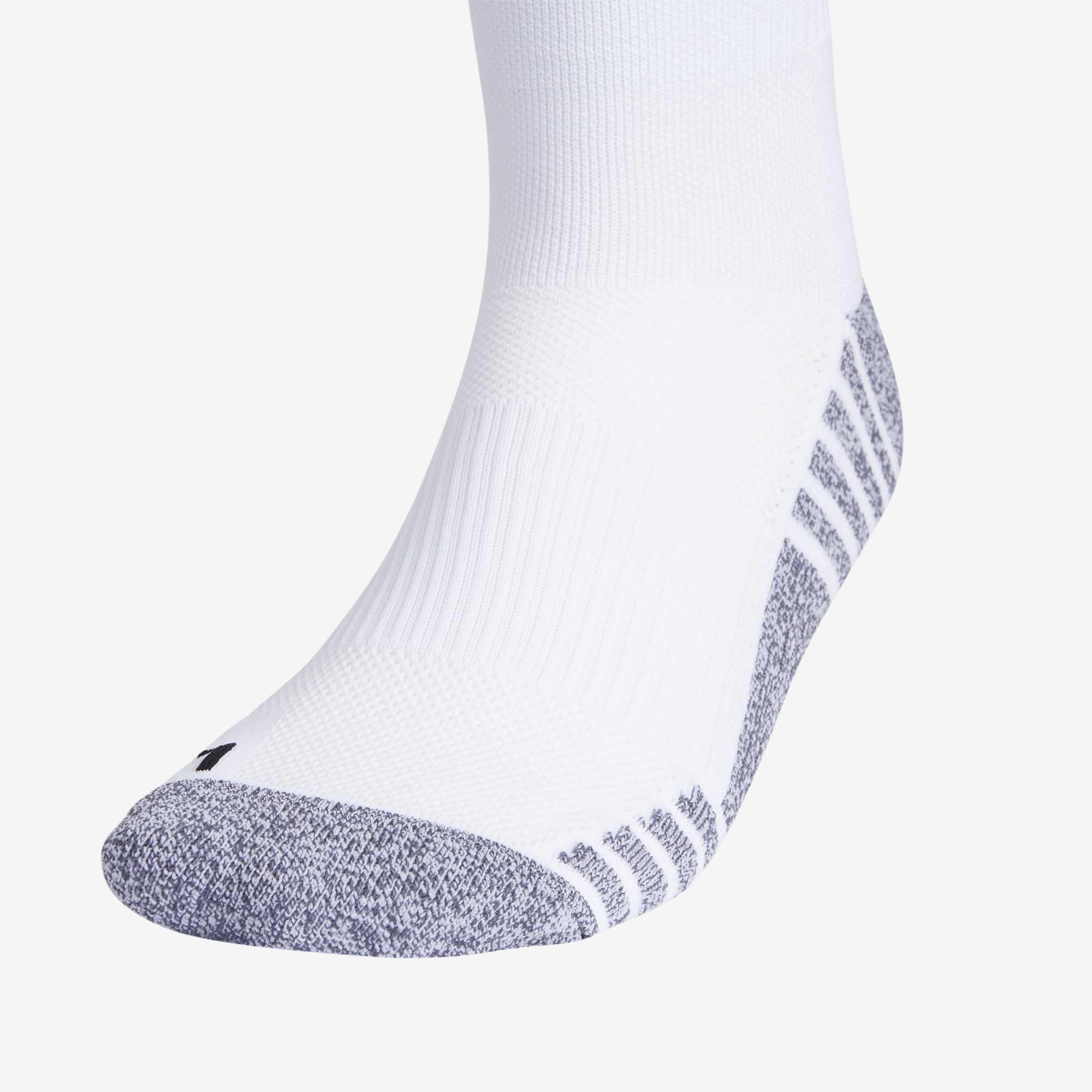 adidas Team Speed 4 Over-the-Calf Socks - White / Black
