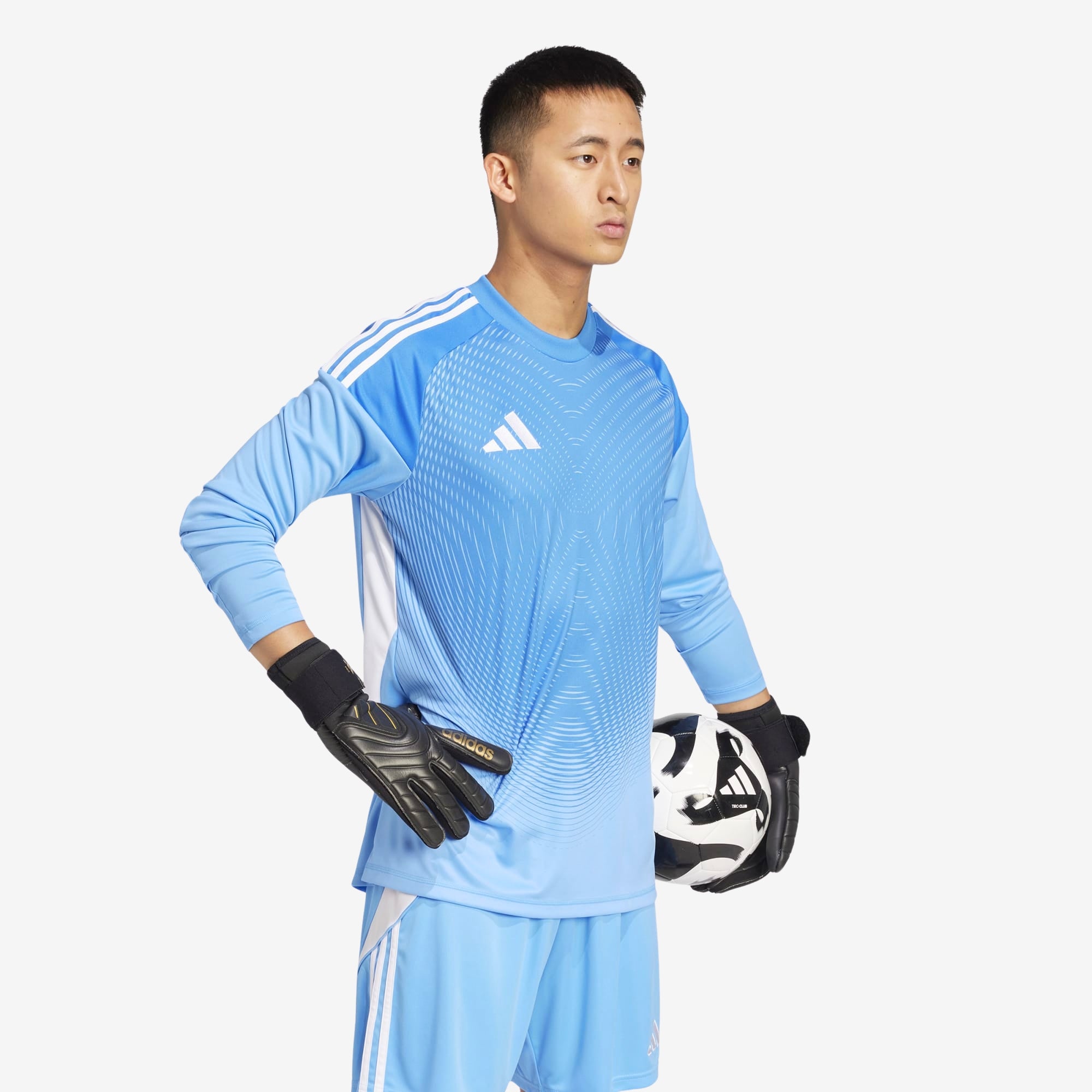 adidas Tiro 25 Competition Goalkeeper Men's Soccer Long-Sleeve Jersey - Blue Burst