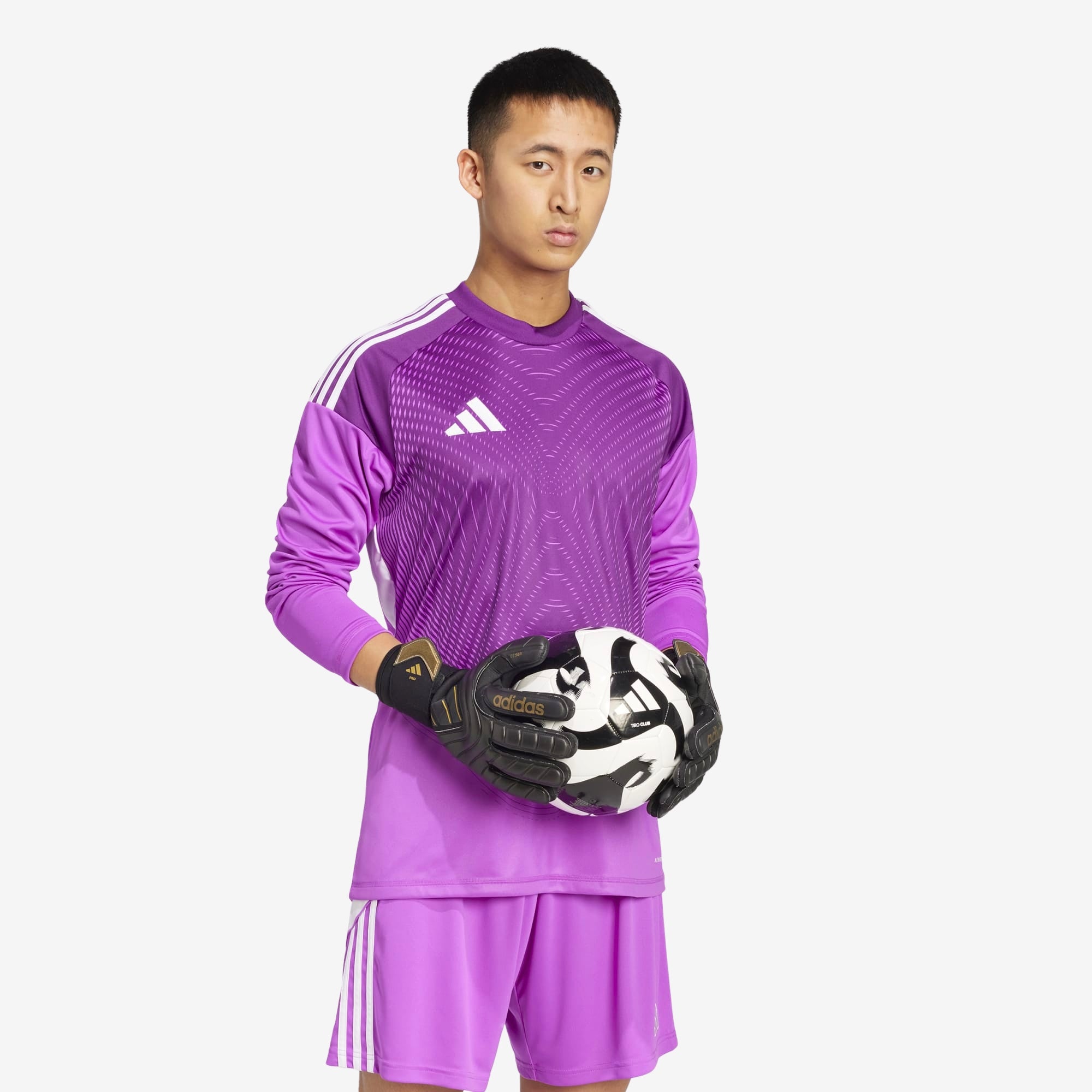 adidas Tiro 25 Competition Goalkeeper Men's Soccer Long-Sleeve Jersey - Purple Burst