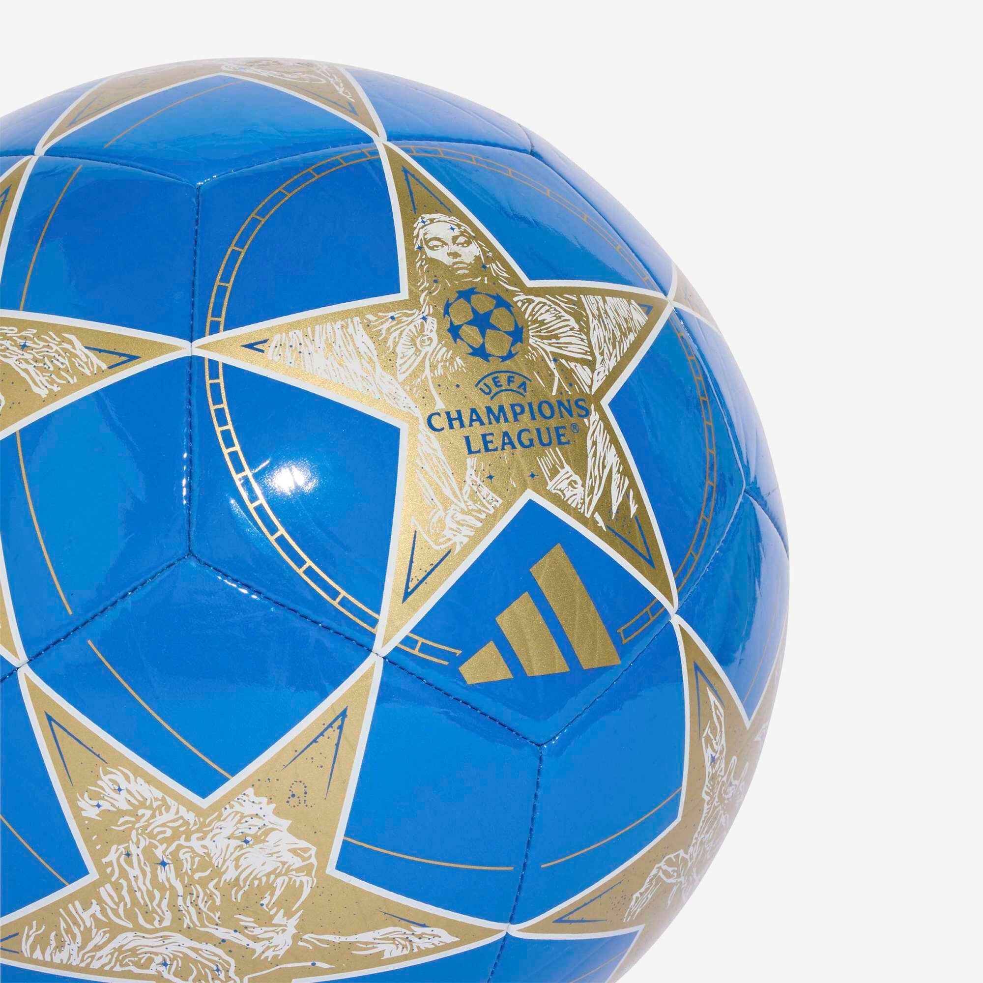adidas UCL Club 25/26 League Stage Soccer Ball - White / Pantone / Matte Gold