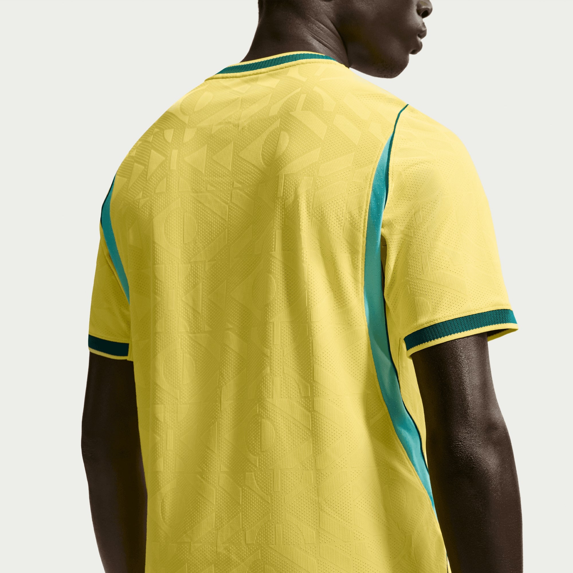 Nike Brazil 2026/27 Match Home Men's Aero-FIT Soccer Authentic Jersey - Canary/Light Menta/Geode Teal
