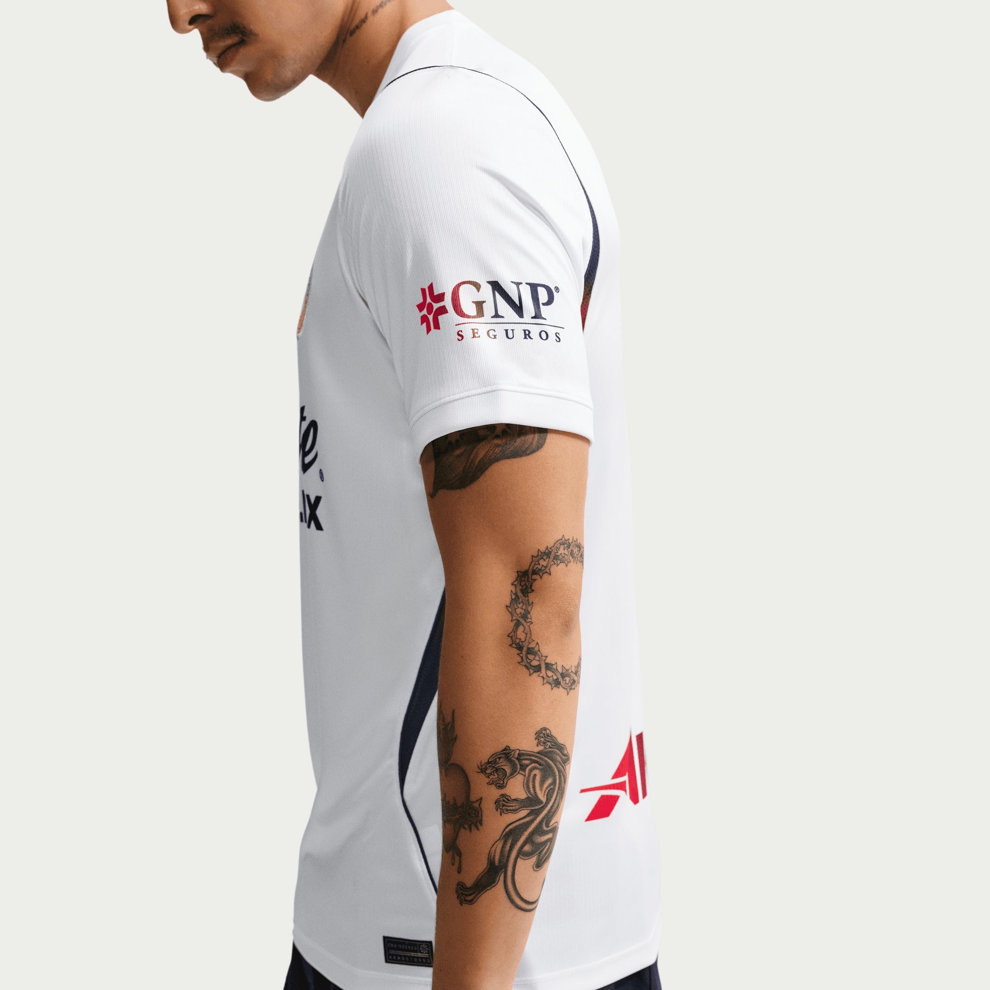 Nike Chivas 2026/27 Stadium Away Men's Dri-FIT Soccer Replica Jersey - White/Loyal Blue/Speed Red