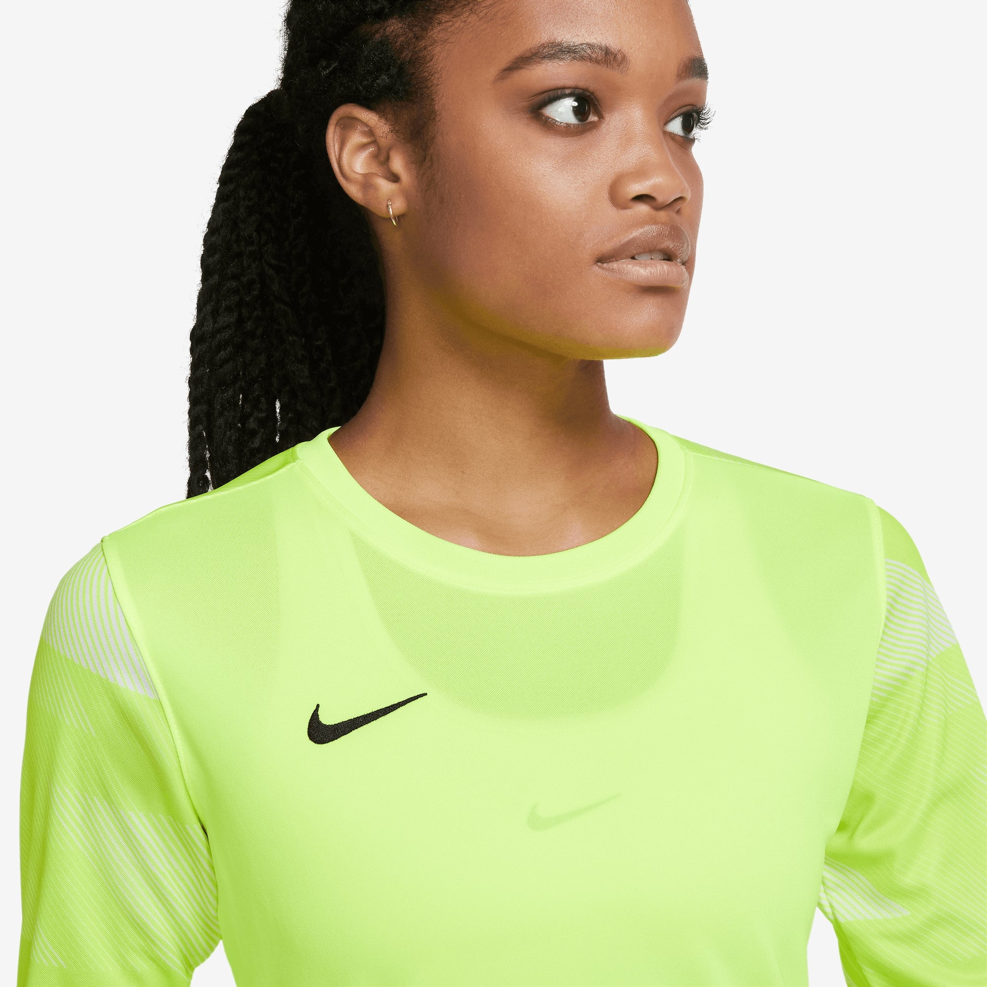 Nike Dri-FIT Park IV Goalkeeper Women's Soccer Jersey - Volt/White/Black