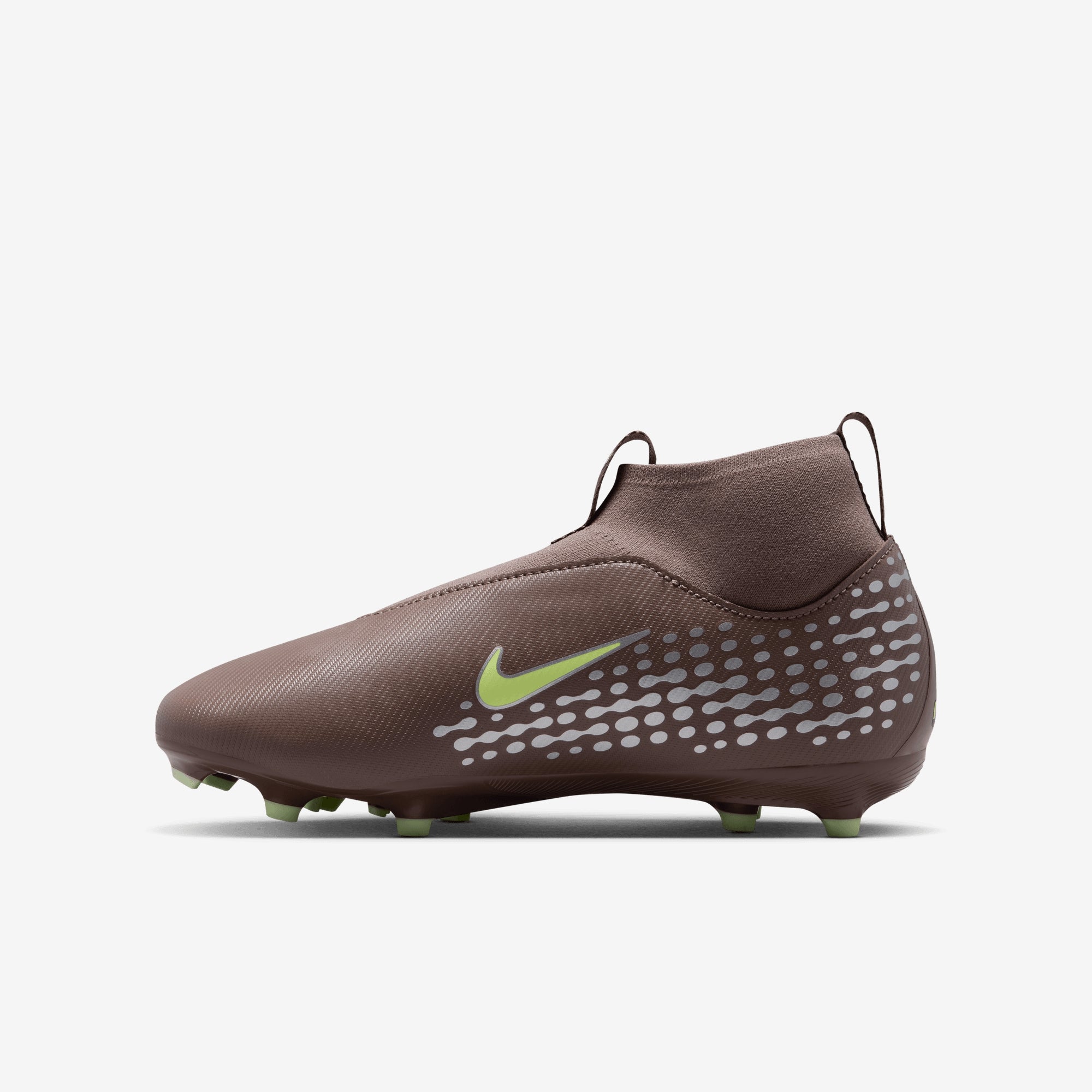 Nike Jr. Mercurial Superfly 10 Academy Kylian Mbappé Big Kids' Multi-Ground Low-Top Soccer Cleats - Plum Eclipse/Metallic Silver