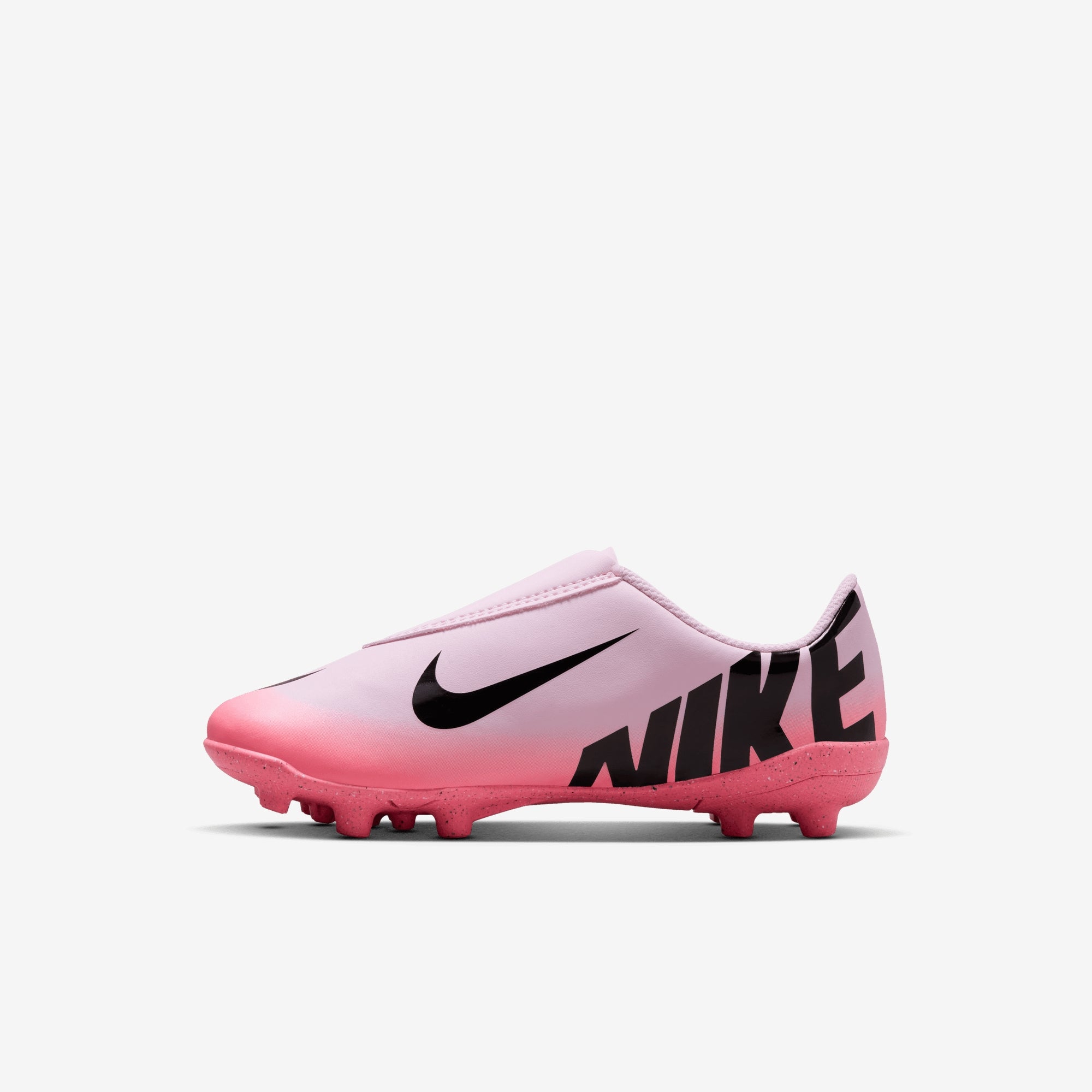 Nike Jr. Mercurial Vapor 15 Club Little Kids' Multi-Ground Low-Top Soccer Cleats - Pink Foam/Black