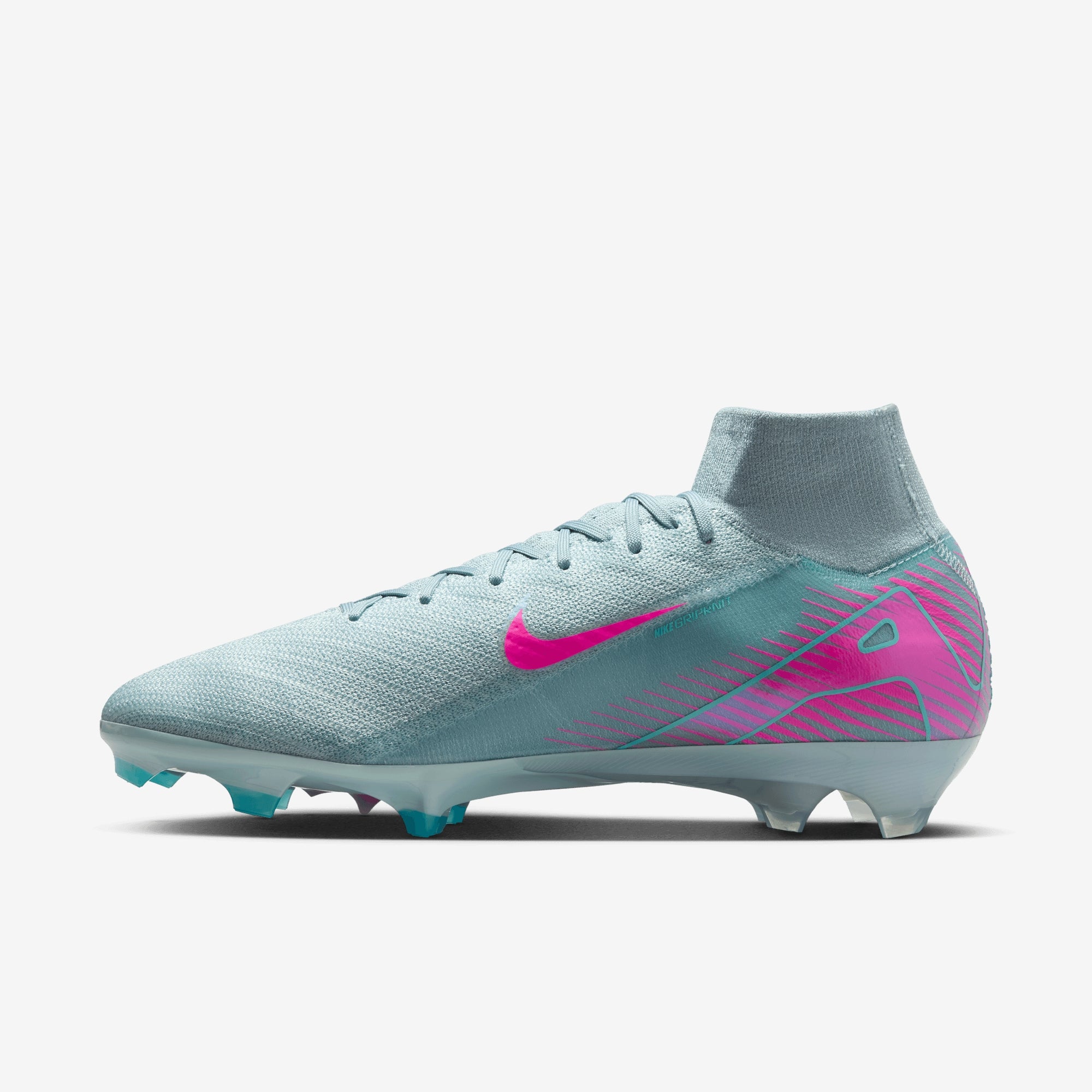 Nike Mercurial Superfly 10 Elite FG High-Top Soccer Cleats - Ocean Cube/Pink Blast