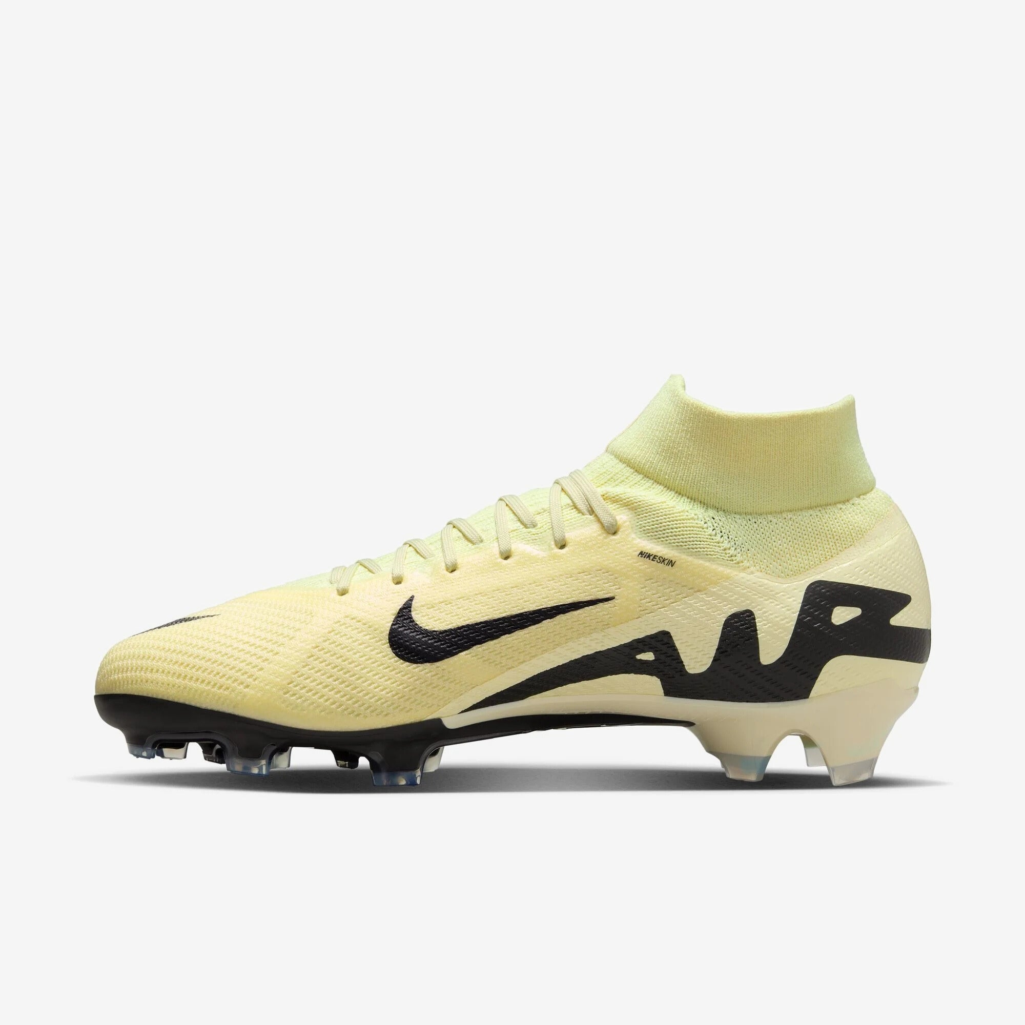 Nike Mercurial Superfly 9 Pro Firm-Ground High-Top Soccer Cleats - Lemonade/Black