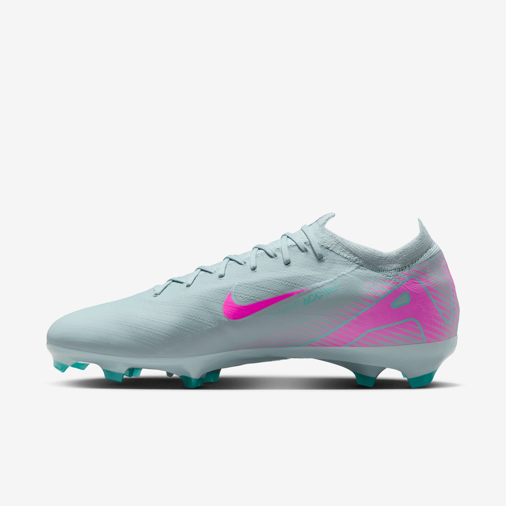 Nike Mercurial Vapor 16 Pro FG Low-Top Soccer Cleats - Ocean Cube/Pink Blast