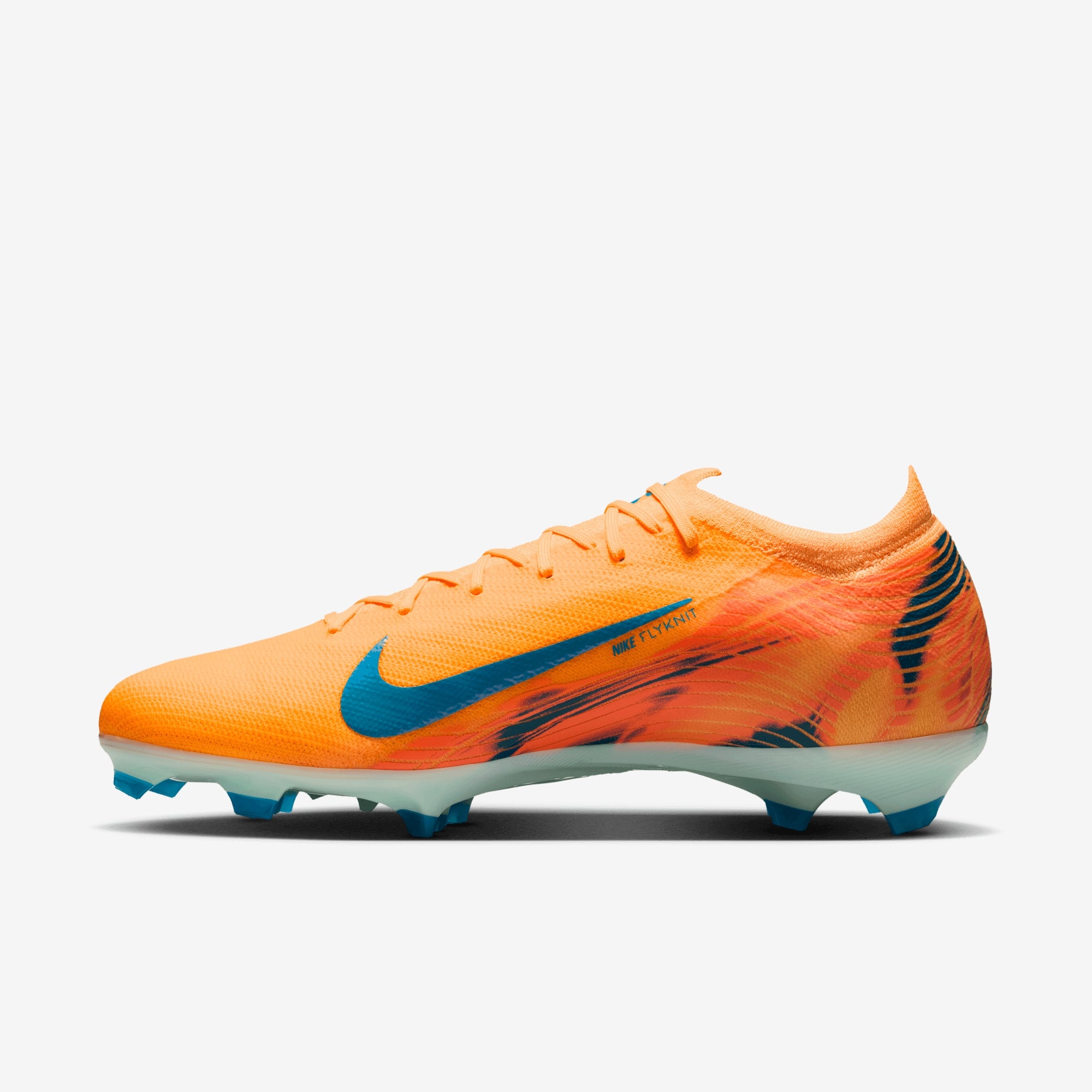 Nike Mercurial Vapor 16 Pro Kylian Mbappé Firm-Ground Low-Top Soccer Cleats - Melon Tint/Neo Turq-Igloo