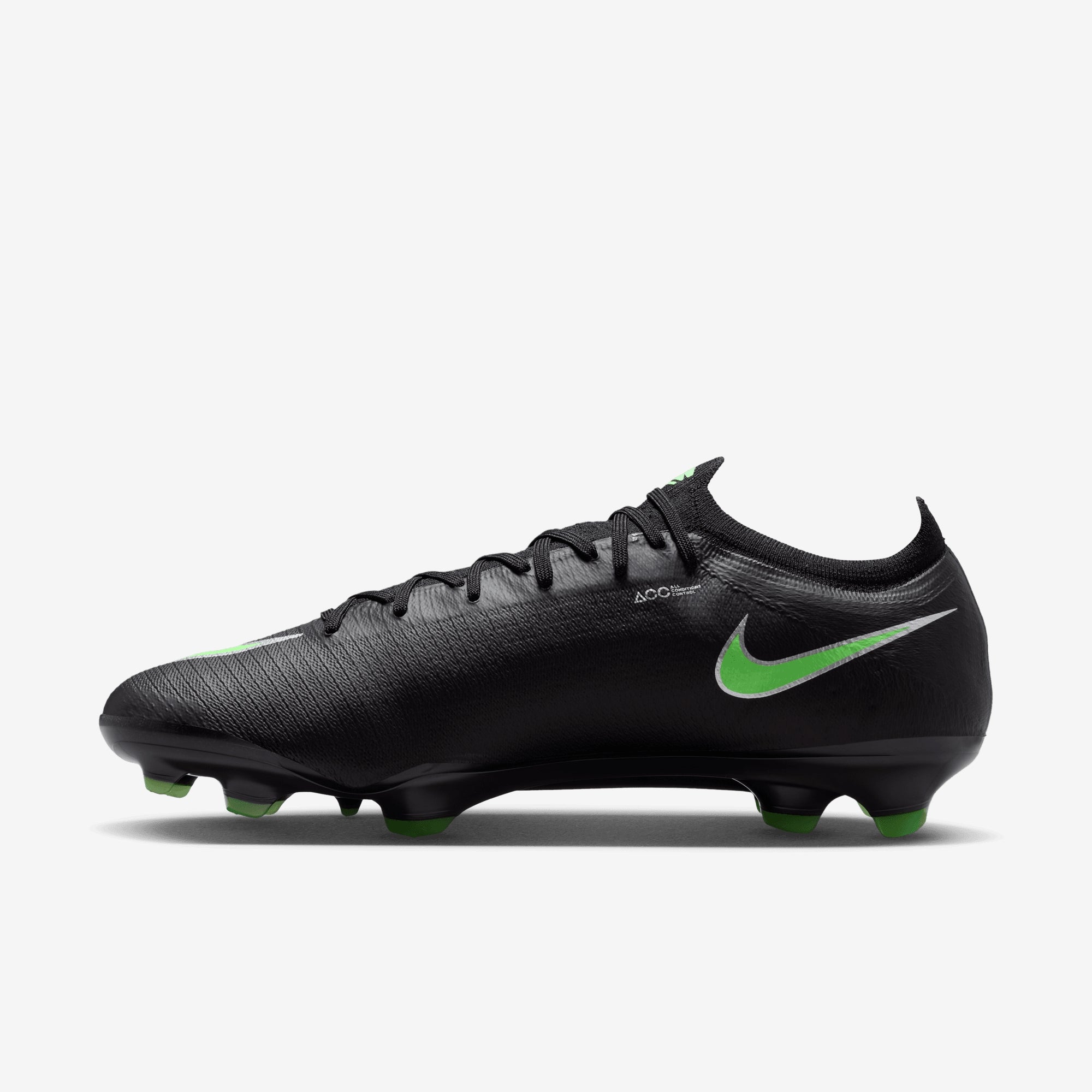 Nike Mercurial Vapor 17 Elite Firm-Ground Low-Top Soccer Cleats - Black/Illusion Green-Black