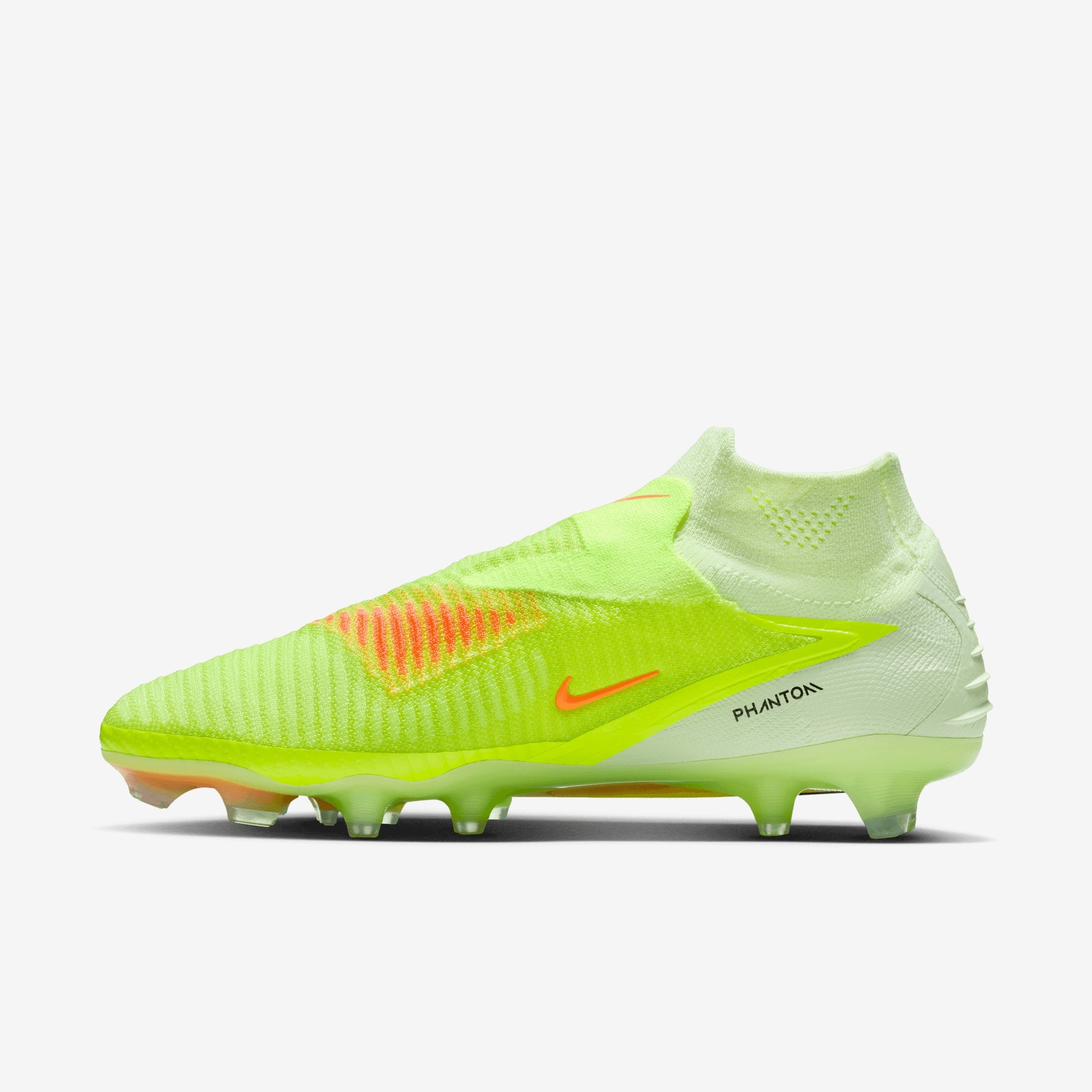 Nike Phantom 6 High Elite Firm-Ground Soccer Cleats - Hyper Crimson/Black-Limelight