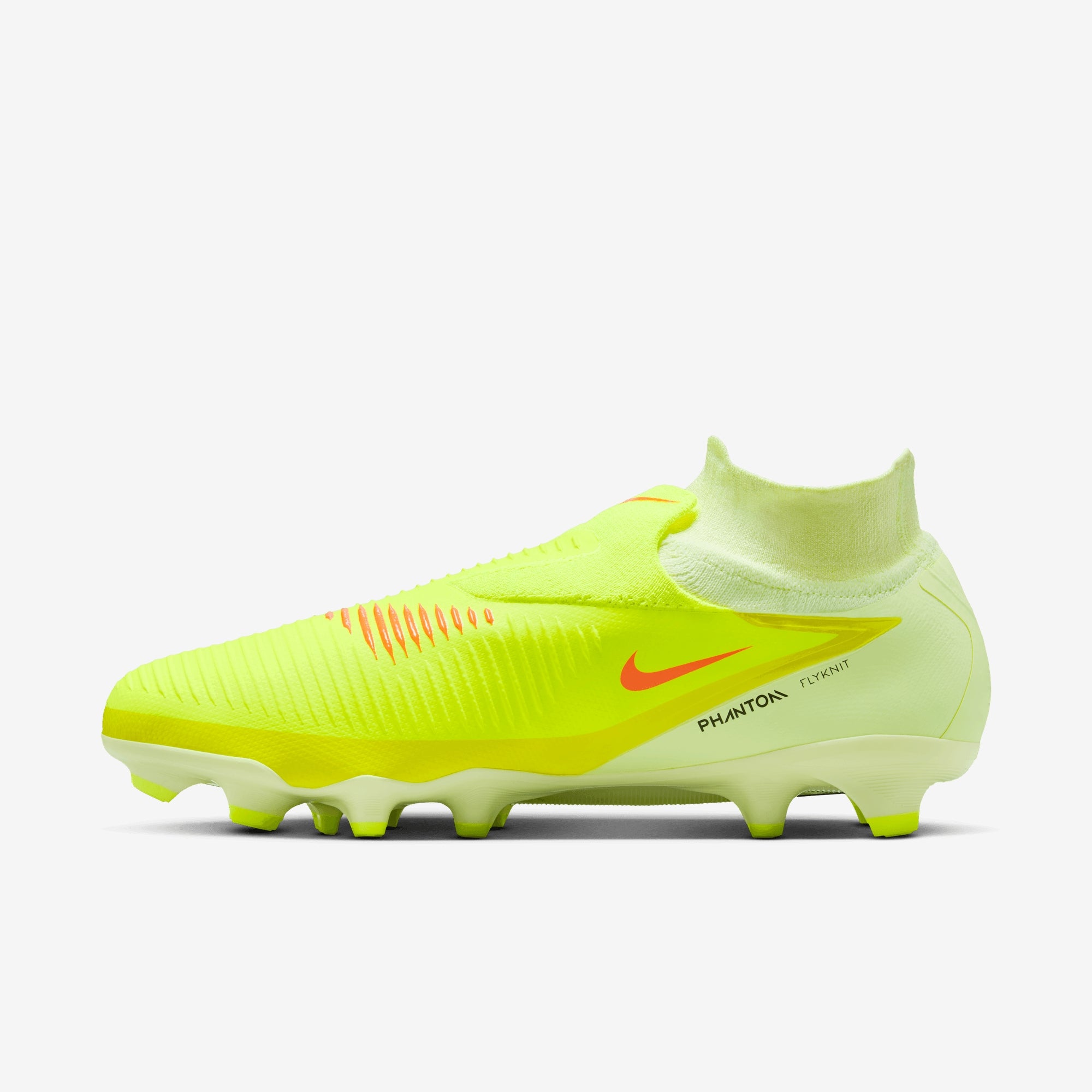 Nike Phantom 6 High Pro Firm-Ground Soccer Cleats - Hyper Crimson/Black-Limelight