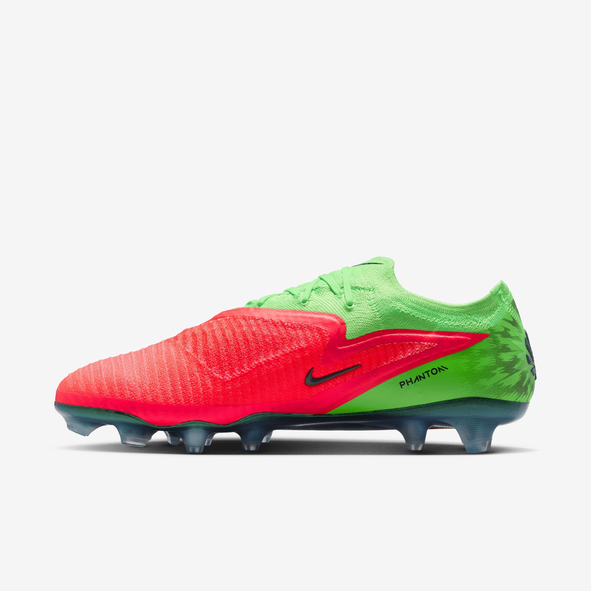 Nike Phantom 6 Low Elite Erling Haaland Firm-Ground Soccer Cleats - Hot Punch/Black-Green Strike