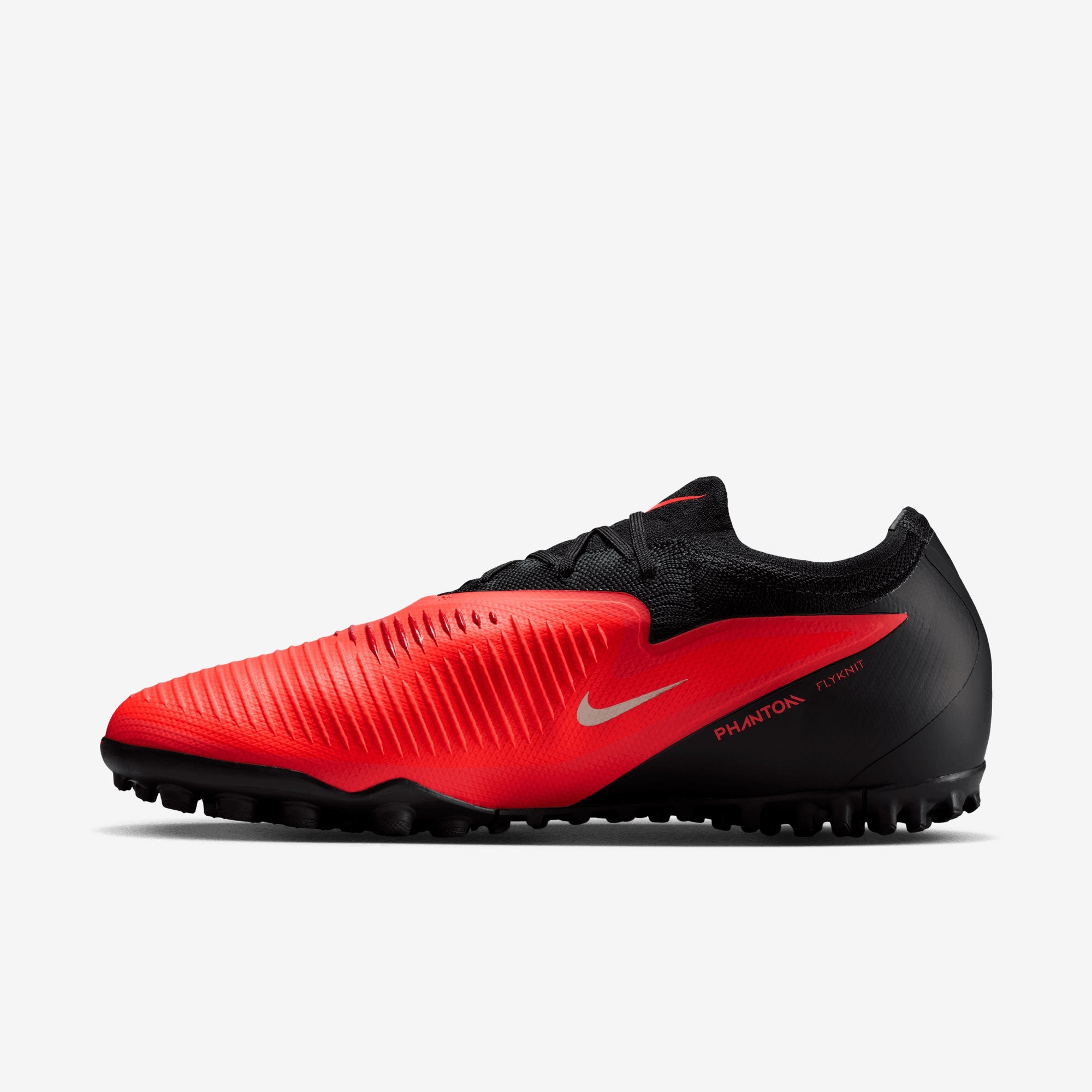 Nike Phantom 6 Low Pro Turf Soccer Shoes - Bright Crimson/Blur-Black