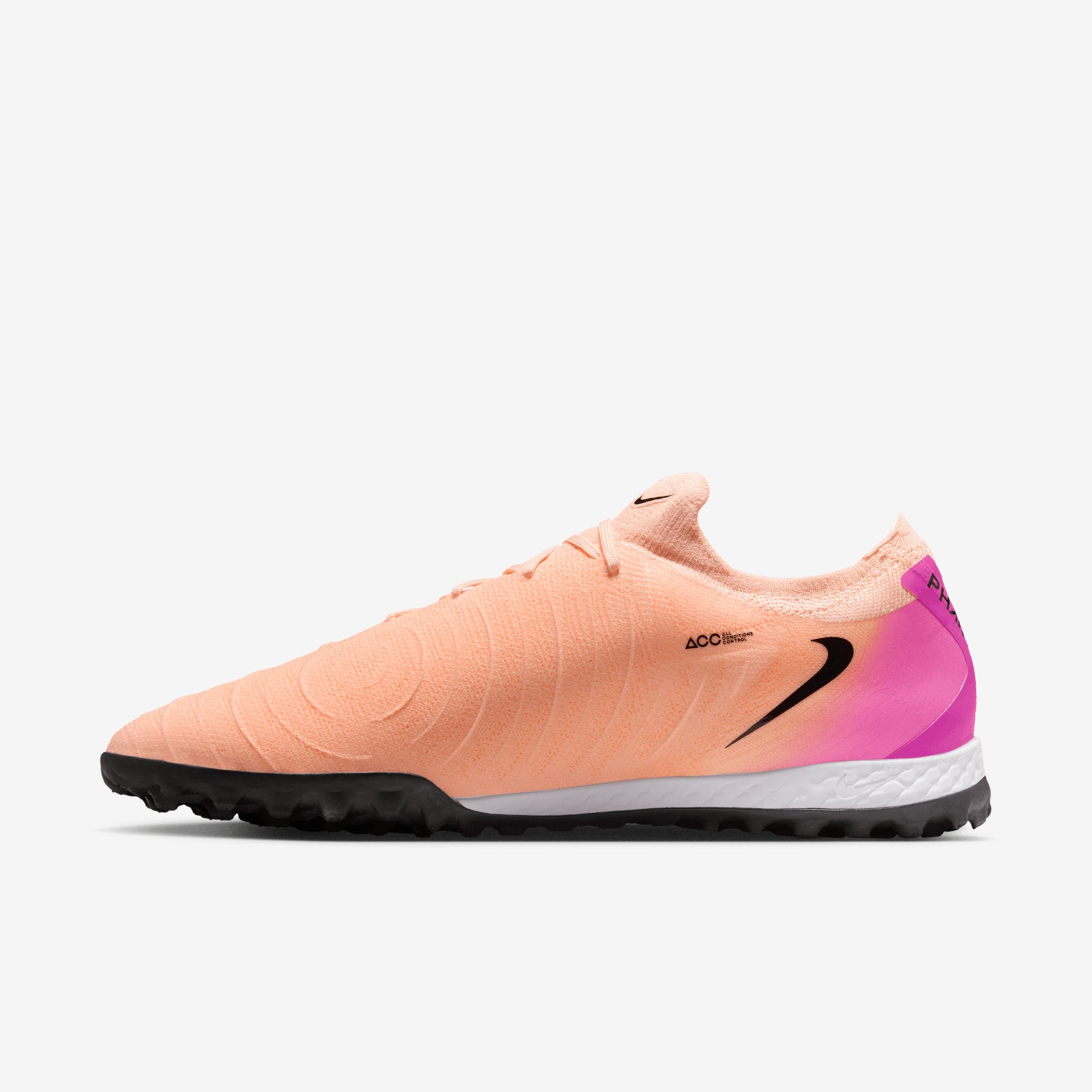 Nike Phantom GX 2 Pro TF Low-Top Soccer Shoes - Crimson Tint/Black-Pink Blast