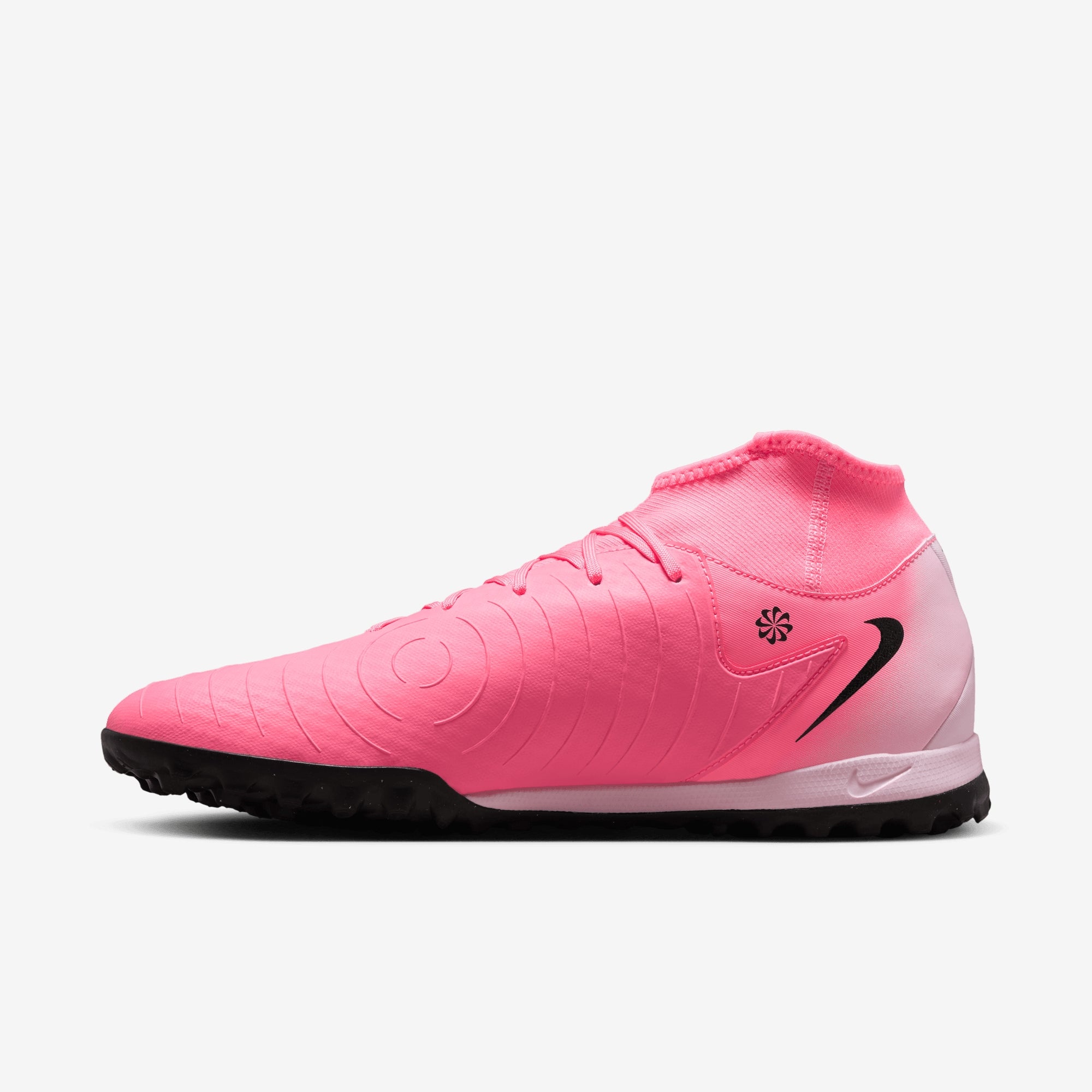 Nike Phantom Luna 2 Academy Turf High-Top Soccer Shoes - Sunset Pulse/Black