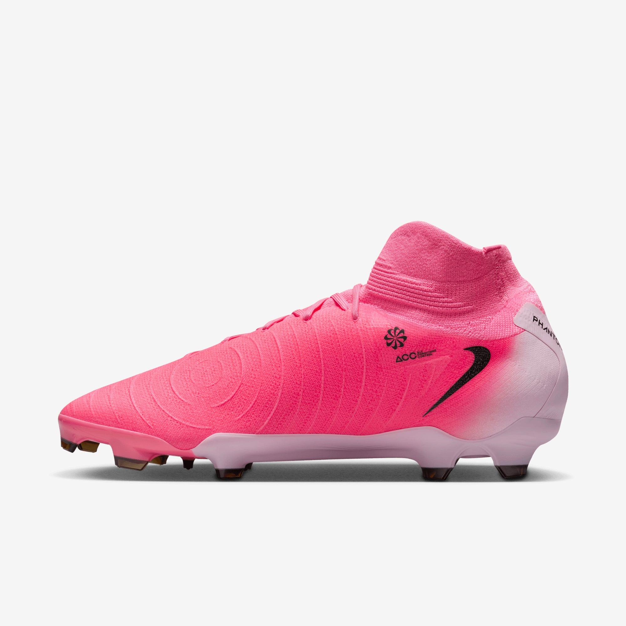 Nike Phantom Luna 2 Pro FG High-Top Soccer Cleats - Sunset Pulse/Black