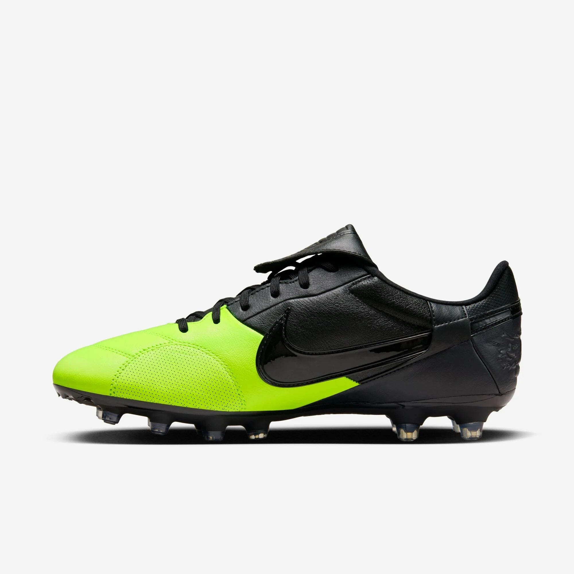 Nike Premier 3 Firm-Ground Low-Top Soccer Cleats - Black/Black/Volt