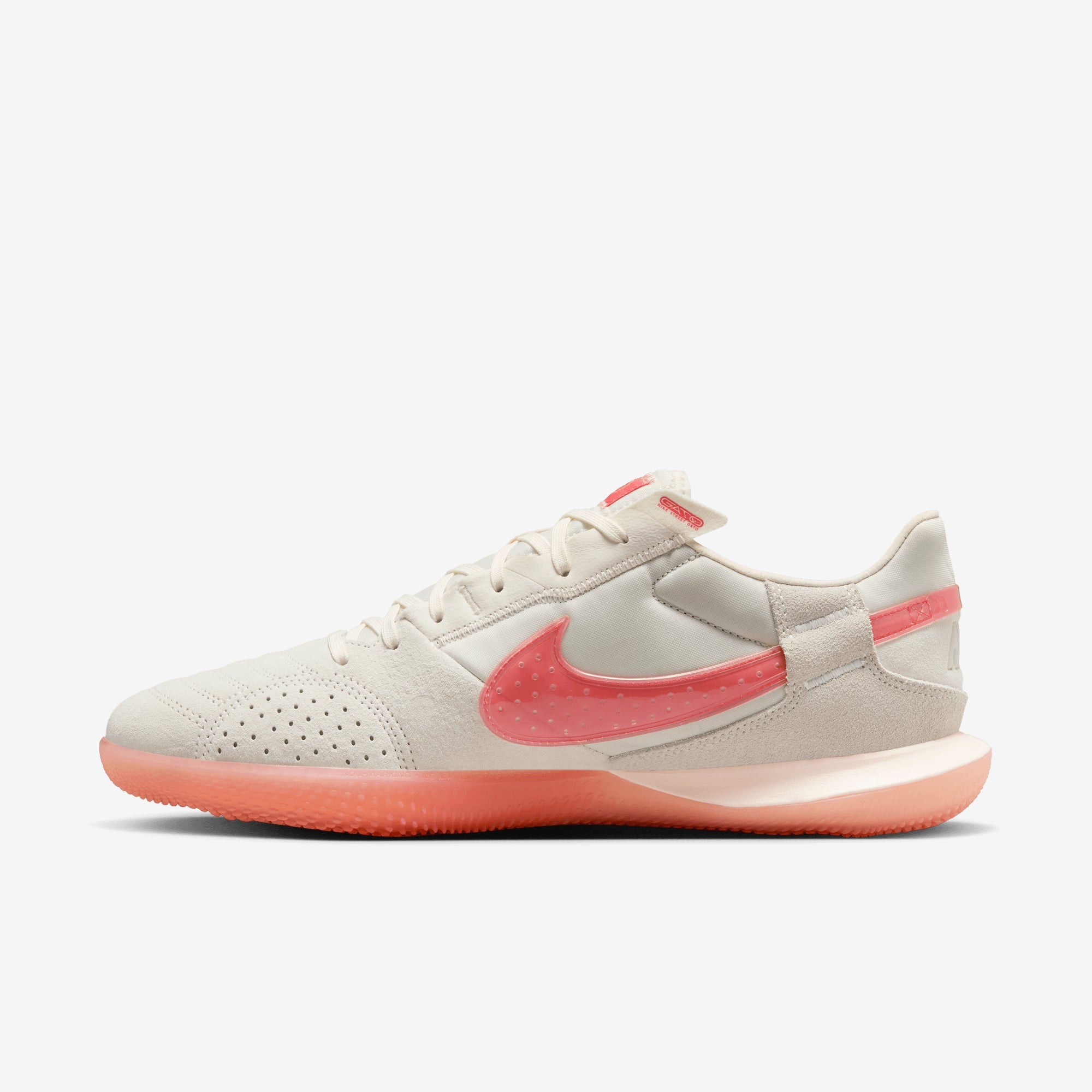 Nike Streetgato Low-Top Soccer Shoes - Pale Ivory/Apricot Agate