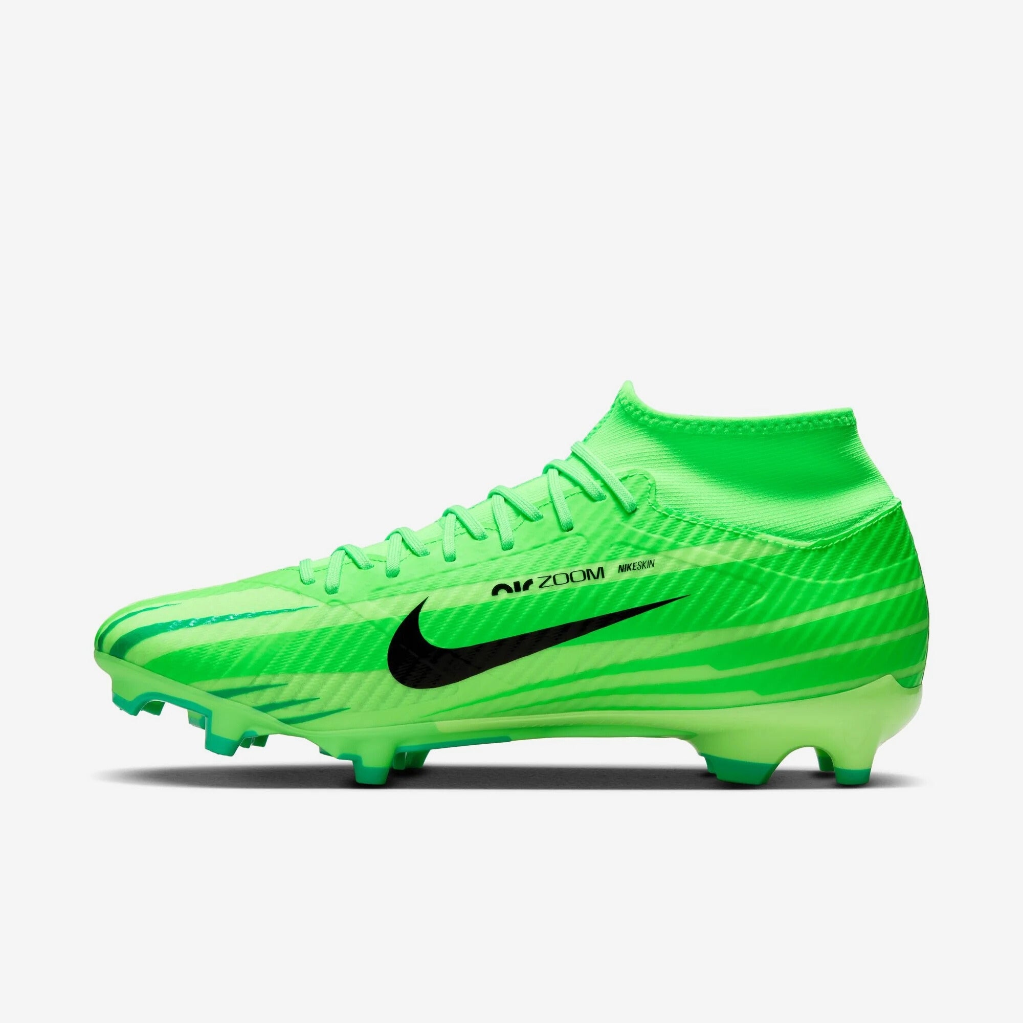 Nike Superfly 9 Academy Mercurial Dream Speed Multi-Ground High-Top Soccer Cleats - Green Strike/Black/Stadium Green