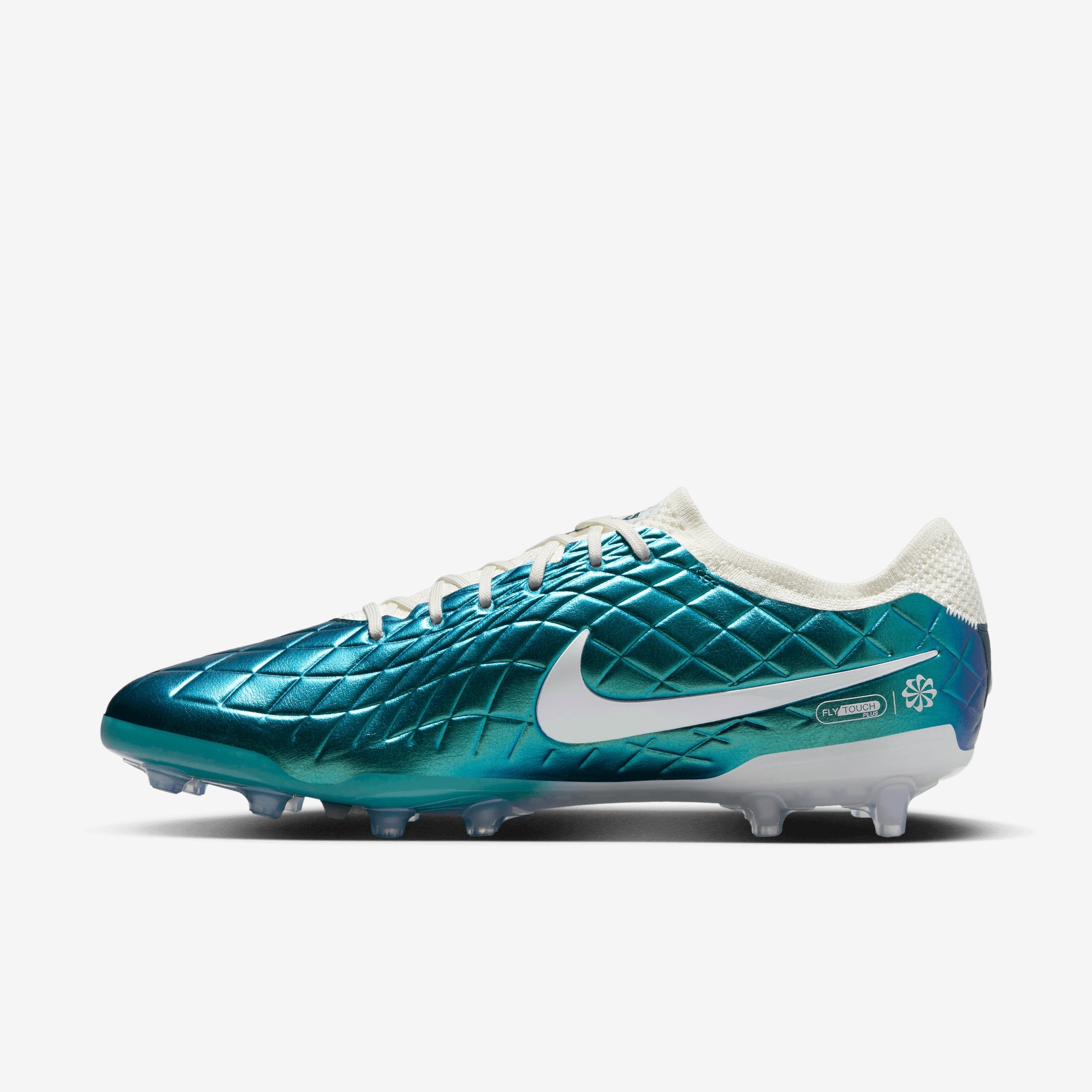 Nike Tiempo Emerald Legend 10 Elite AG-Pro Low-Top Soccer Cleats - Dk Atomic Teal/Sail
