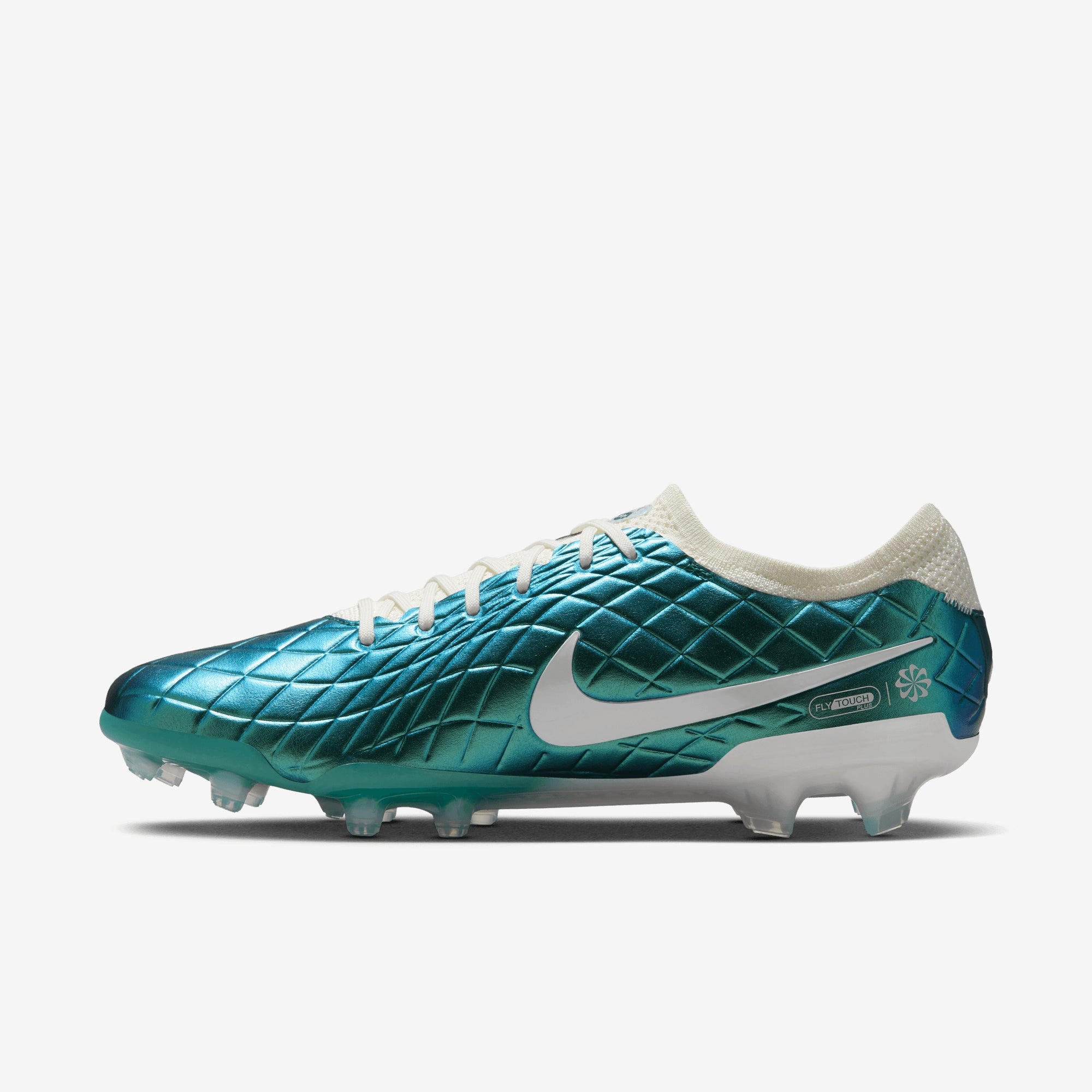 Nike Tiempo Emerald Legend 10 Elite FG Low-Top Soccer Cleats - Dk Atomic Teal/Sail