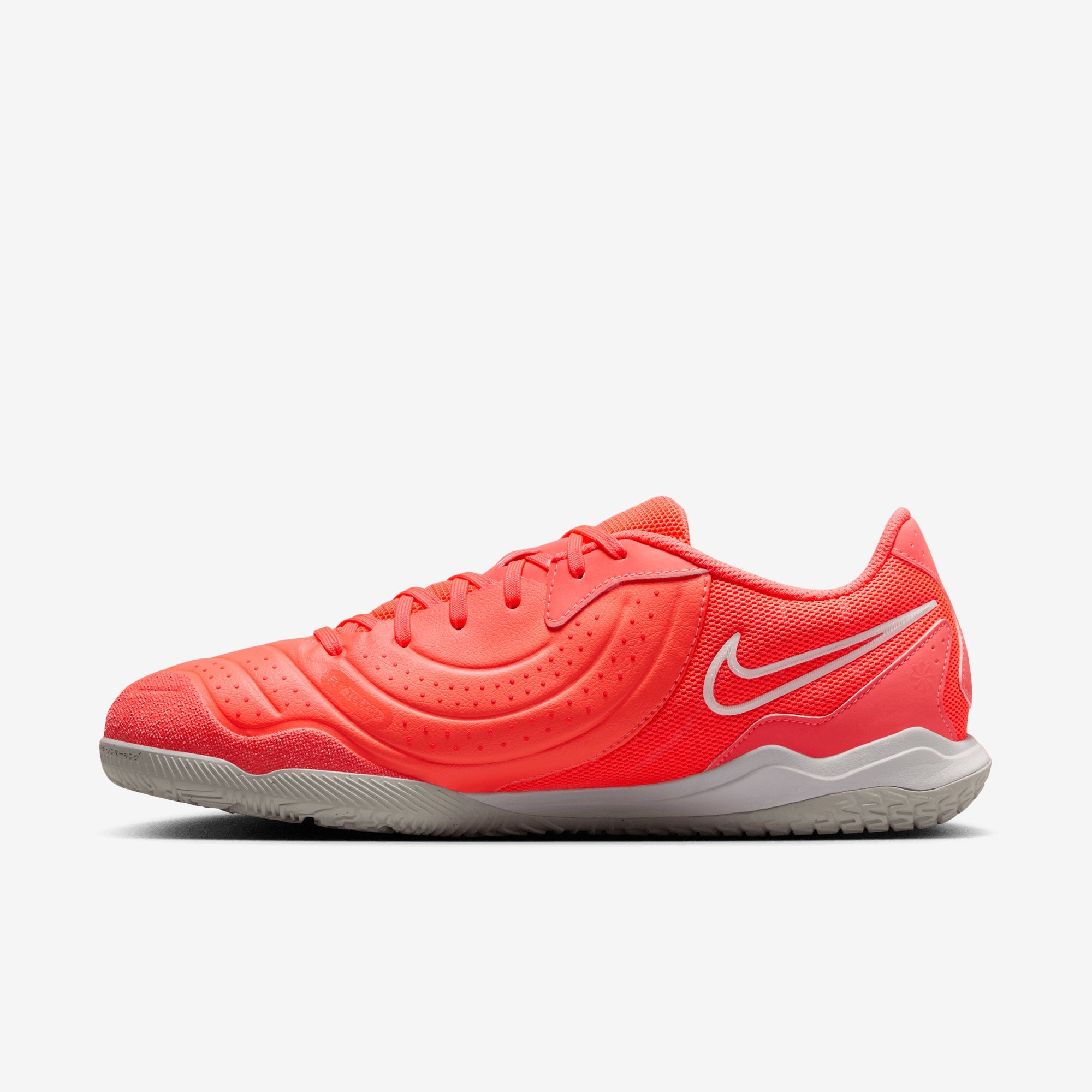 Nike Tiempo Legend 10 Academy IC Low-Top Soccer Shoes - Hot Lava/White