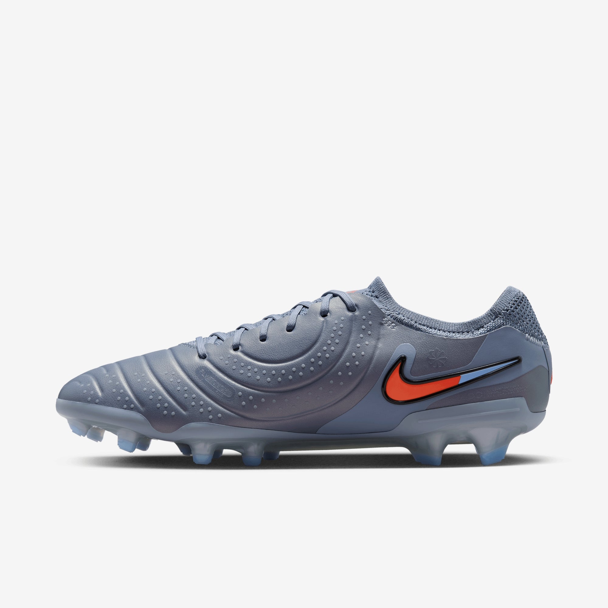 Nike Tiempo Legend 10 Elite Firm-Ground Low-Top Soccer Cleats - Blue Eclipse/Black