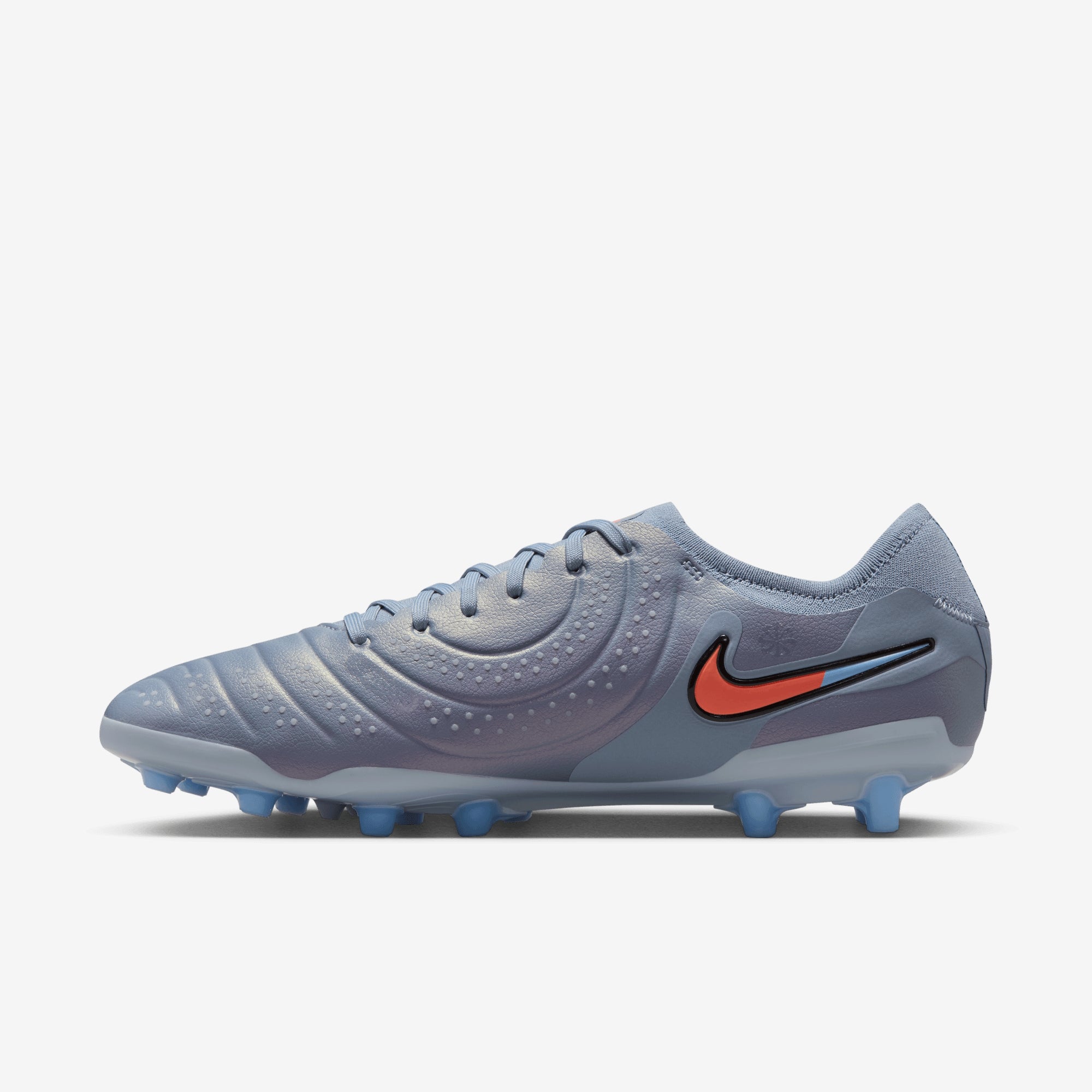 Nike Tiempo Legend 10 Pro Artificial-Grass Low-Top Soccer Cleats - Blue Eclipse/Black