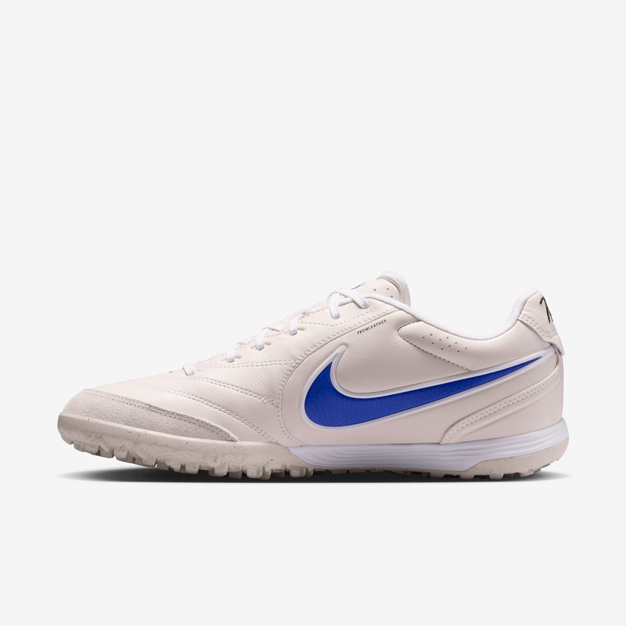 Nike Tiempo Ligera Pro Turf Low-Top Soccer Shoes - Chalk/Racer Blue-White