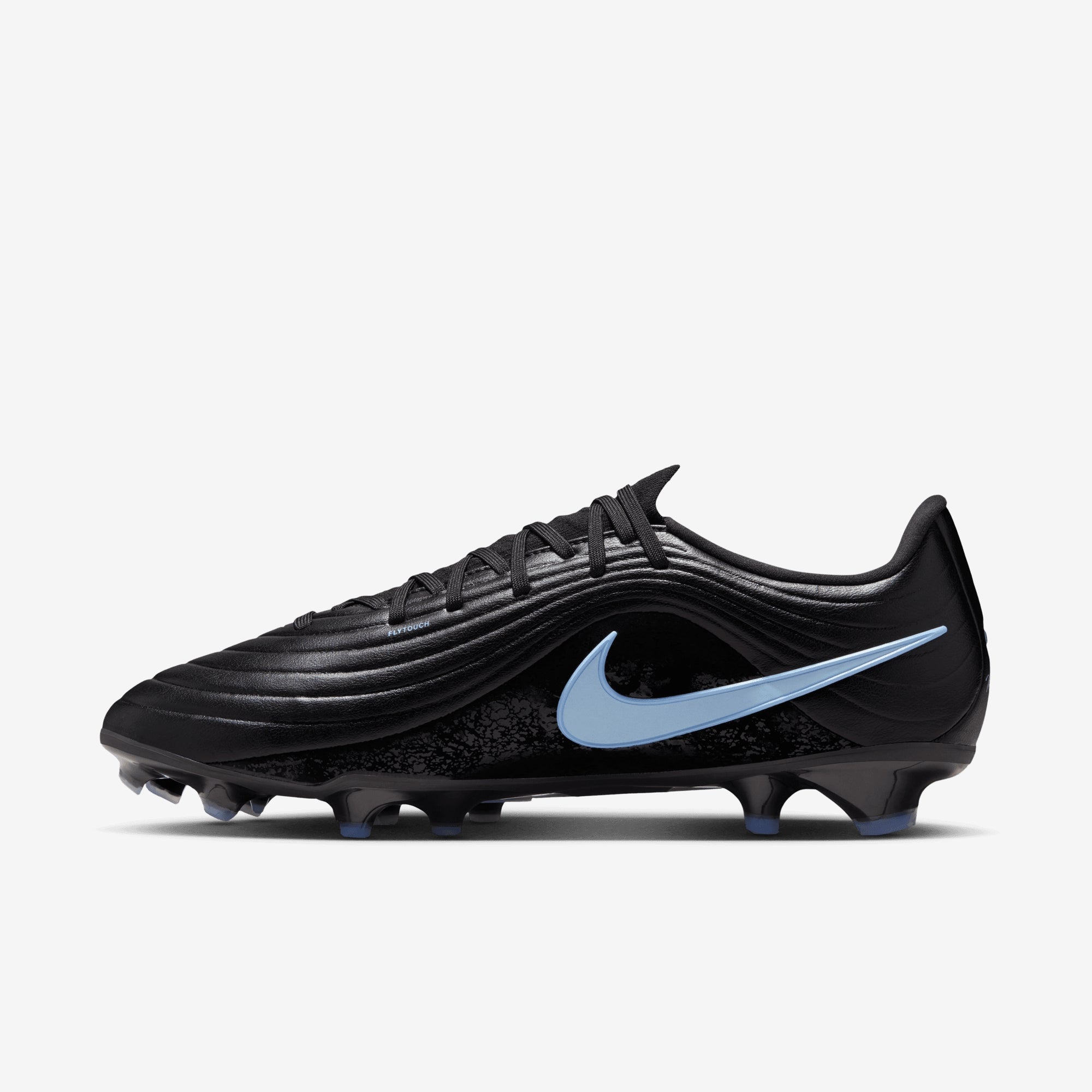 Nike Tiempo Maestro Academy Multi-Ground Low-Top Soccer Cleats - Black/Ice Blue