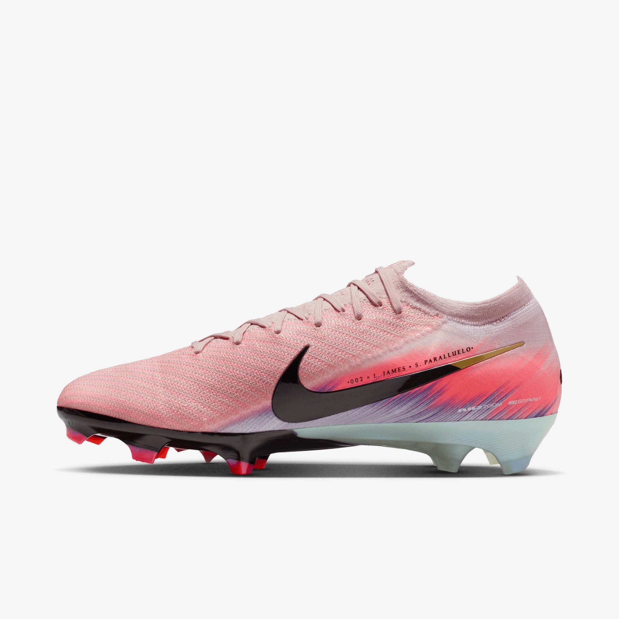 Nike United Mercurial Vapor 16 Elite Firm-Ground Low-Top Soccer Cleats - Silt Red/Racer Blue