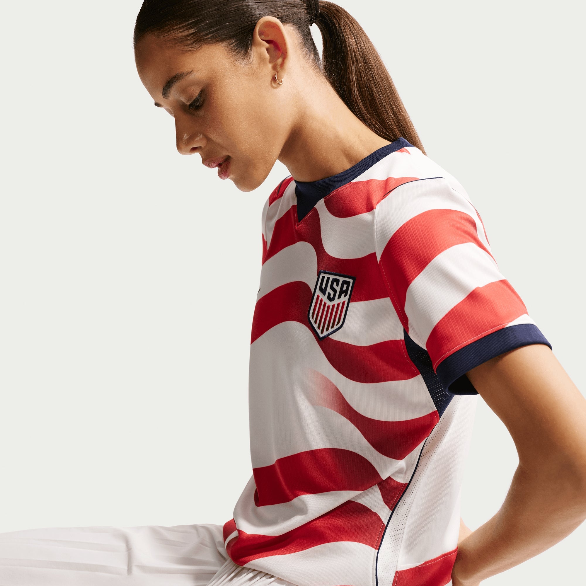 Nike USMNT 2026 Stadium Home Women's Dri-FIT Soccer Replica Jersey - Sail/Midnight Navy/Midnight Navy